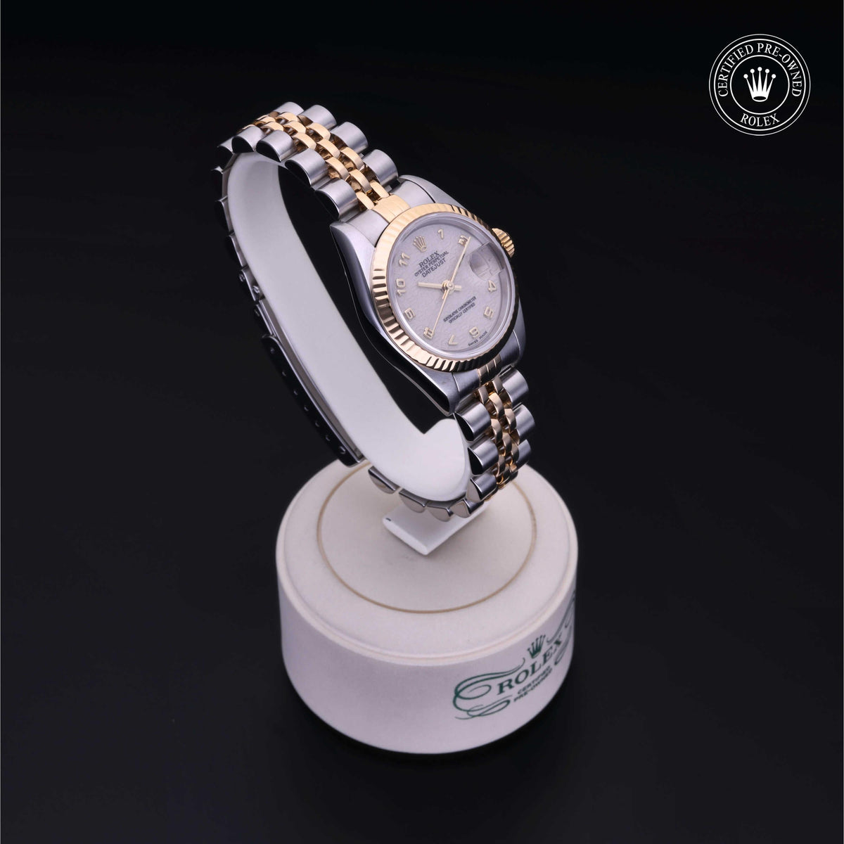 Rolex Certified Pre-Owned Lady-Datejust 26 M79173 in Oystersteel and yellow gold with ivory dial, image 37 of 41