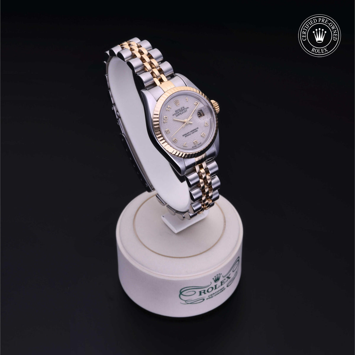 Rolex Certified Pre-Owned Lady-Datejust 26 M79173 in Oystersteel and yellow gold with ivory dial, image 38 of 41