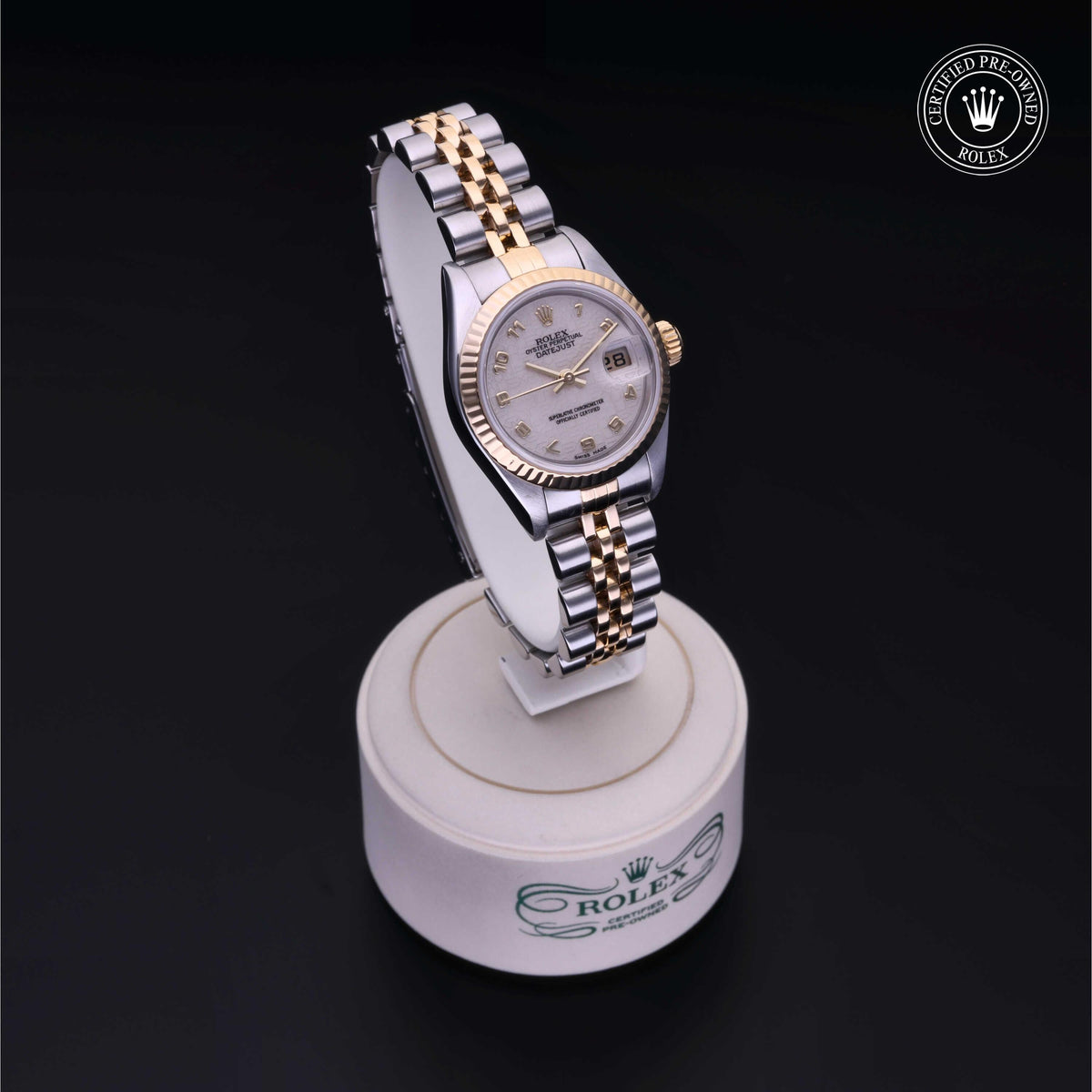 Rolex Certified Pre-Owned Lady-Datejust 26 M79173 in Oystersteel and yellow gold with ivory dial, image 39 of 41