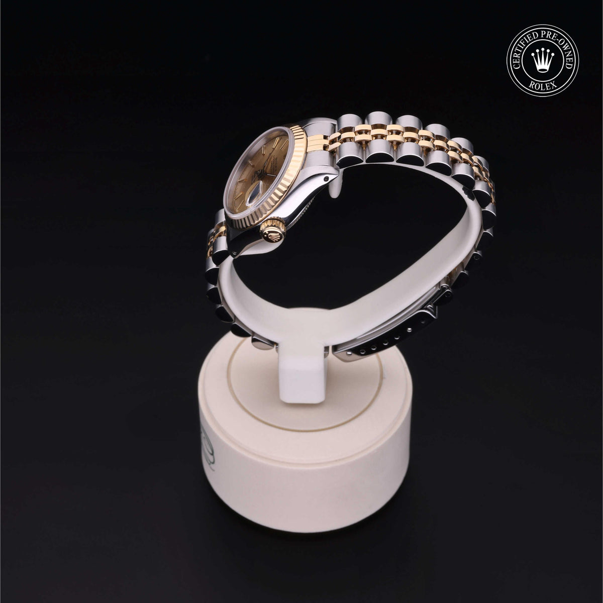 Rolex Certified Pre-Owned Lady-Datejust 26 69173 in Oystersteel and yellow gold with champagne dial, image 15 of 41