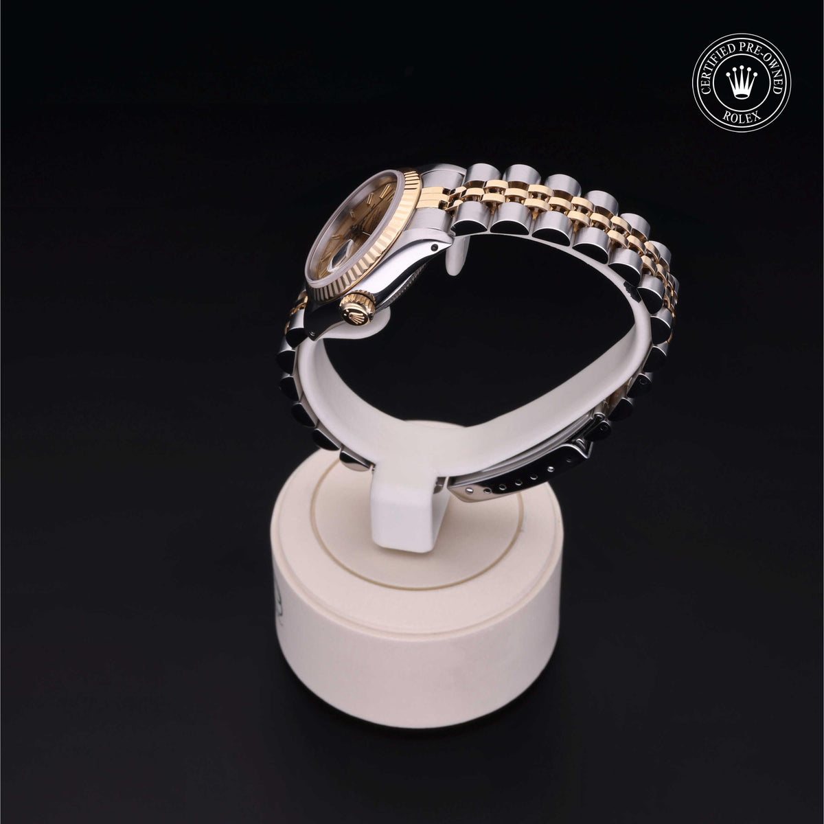 Rolex Certified Pre-Owned Lady-Datejust 26 69173 in Oystersteel and yellow gold with champagne dial, image 16 of 41