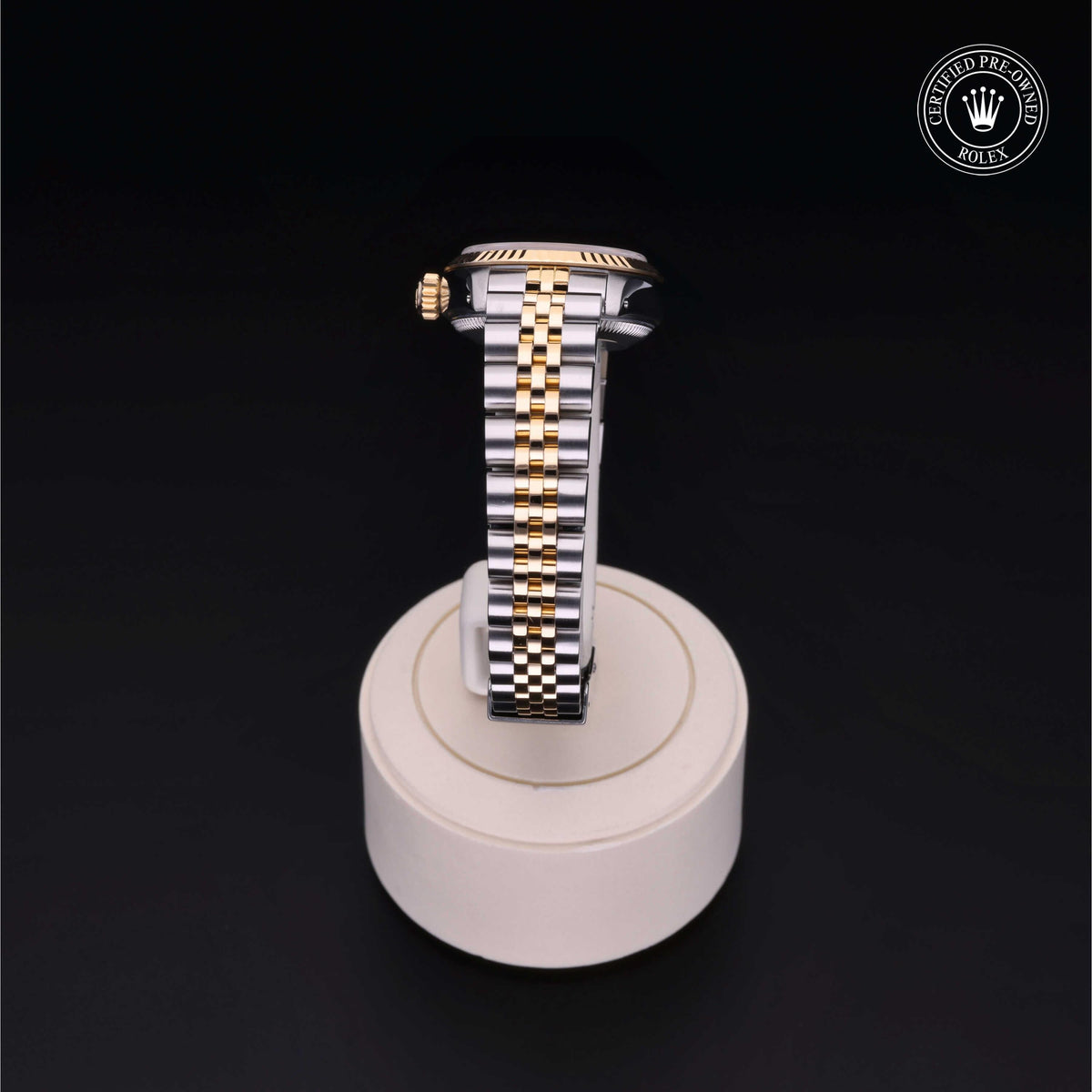 Rolex Certified Pre-Owned Lady-Datejust 26 69173 in Oystersteel and yellow gold with champagne dial, image 24 of 41