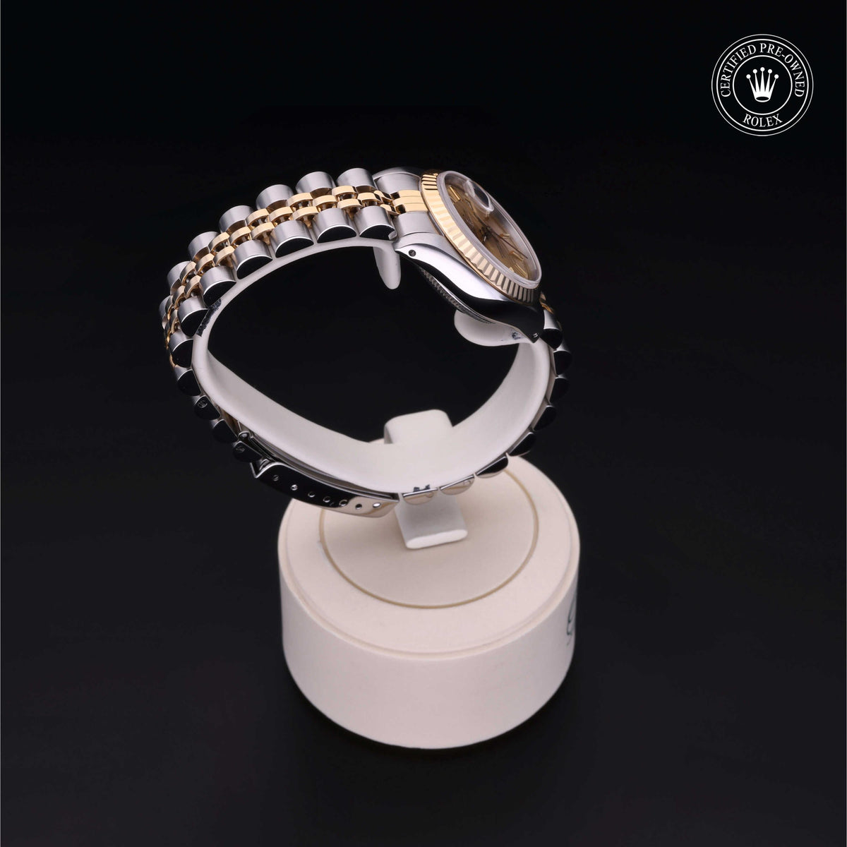 Rolex Certified Pre-Owned Lady-Datejust 26 69173 in Oystersteel and yellow gold with champagne dial, image 31 of 41