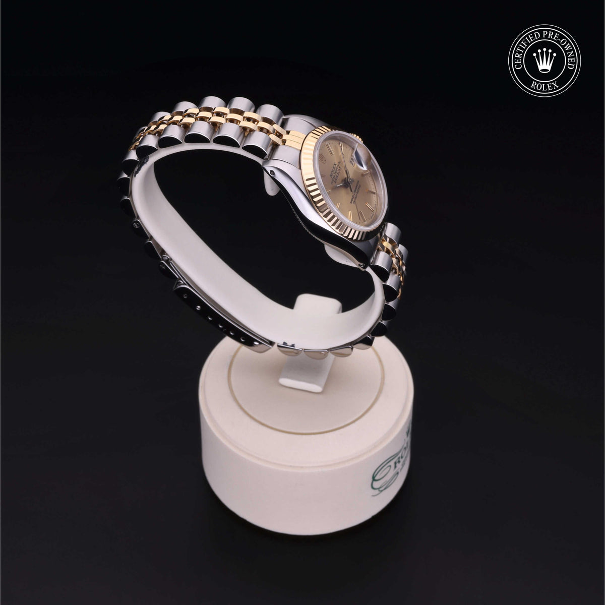 Rolex Certified Pre-Owned Lady-Datejust 26 69173 in Oystersteel and yellow gold with champagne dial, image 34 of 41