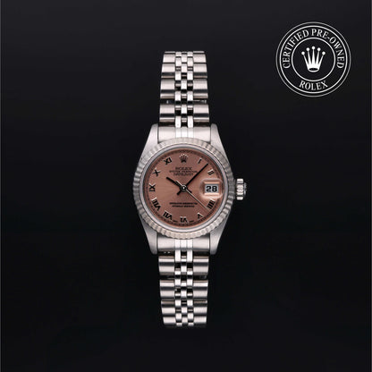 Rolex Certified Pre-Owned Lady-Datejust 26 69174 in Oystersteel with pink dial, image 1 of 41