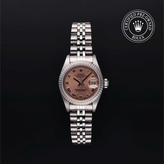 Rolex Certified Pre-Owned Lady-Datejust 26 69174 in Oystersteel with pink dial, image 1 of 41