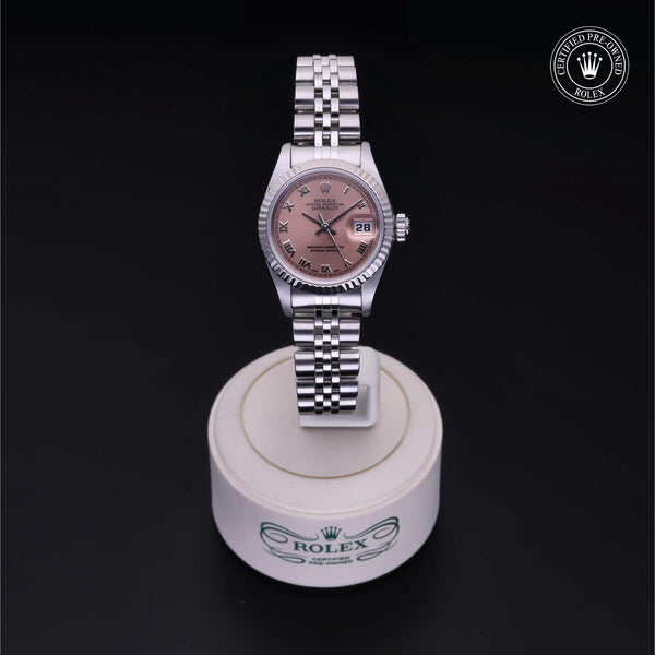 Rolex Certified Pre-Owned Lady-Datejust 26 69174 in Oystersteel with pink dial, image 2 of 41
