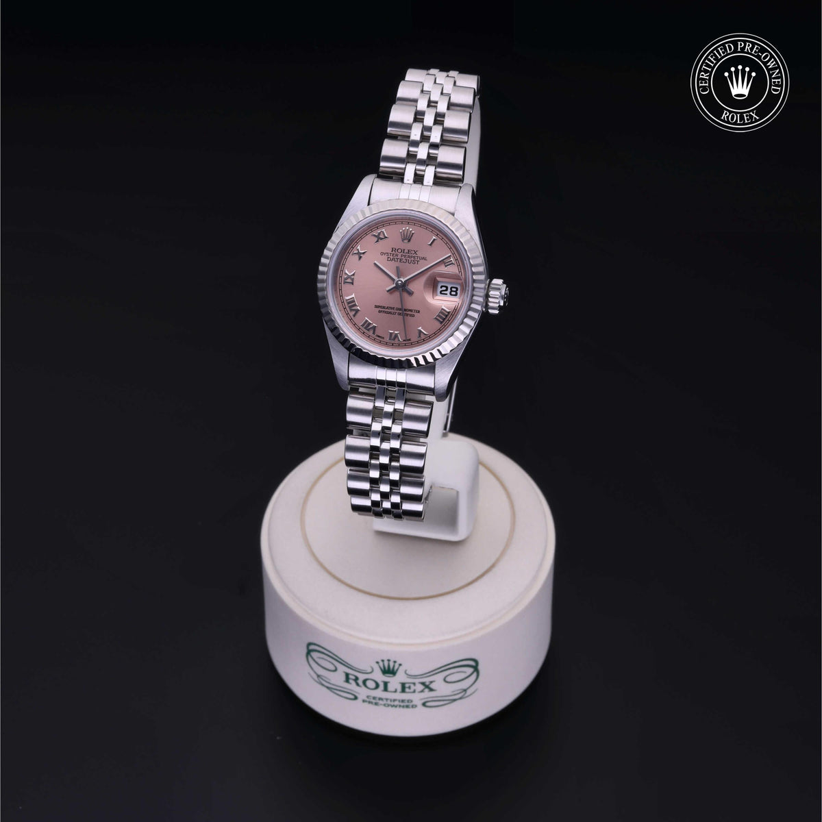 Rolex Certified Pre-Owned Lady-Datejust 26 69174 in Oystersteel with pink dial, image 7 of 41