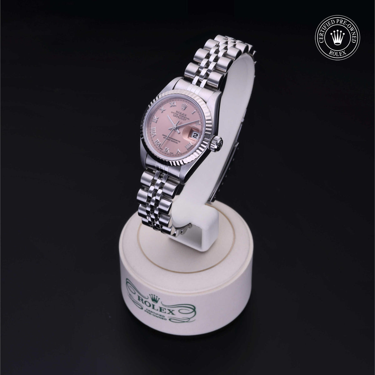 Rolex Certified Pre-Owned Lady-Datejust 26 69174 in Oystersteel with pink dial, image 3 of 41