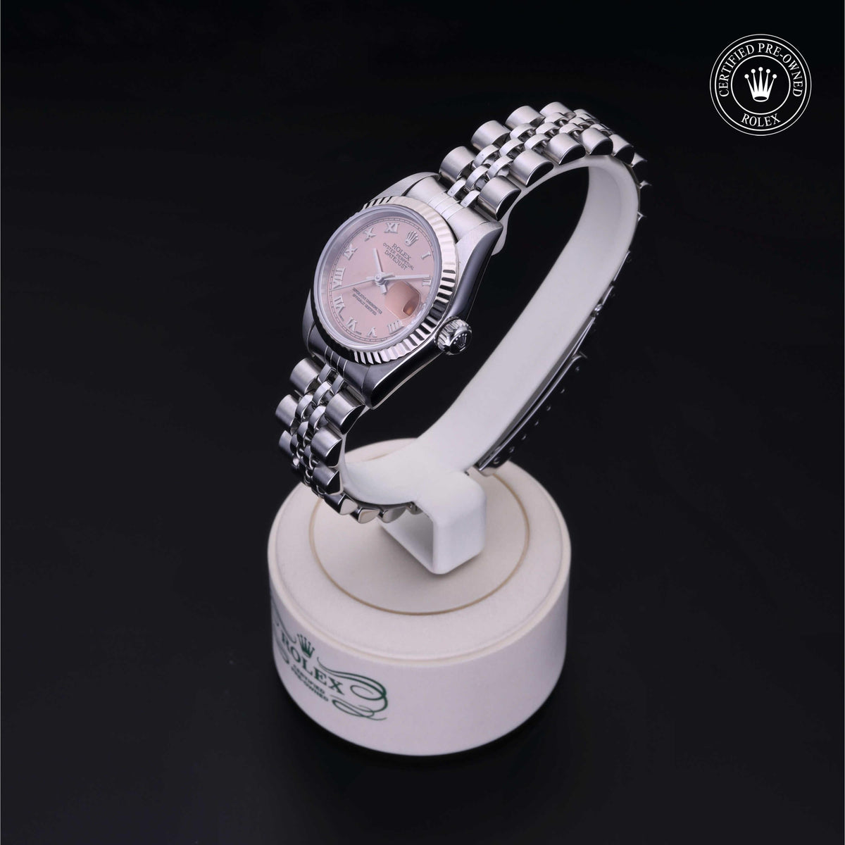 Rolex Certified Pre-Owned Lady-Datejust 26 69174 in Oystersteel with pink dial, image 11 of 41