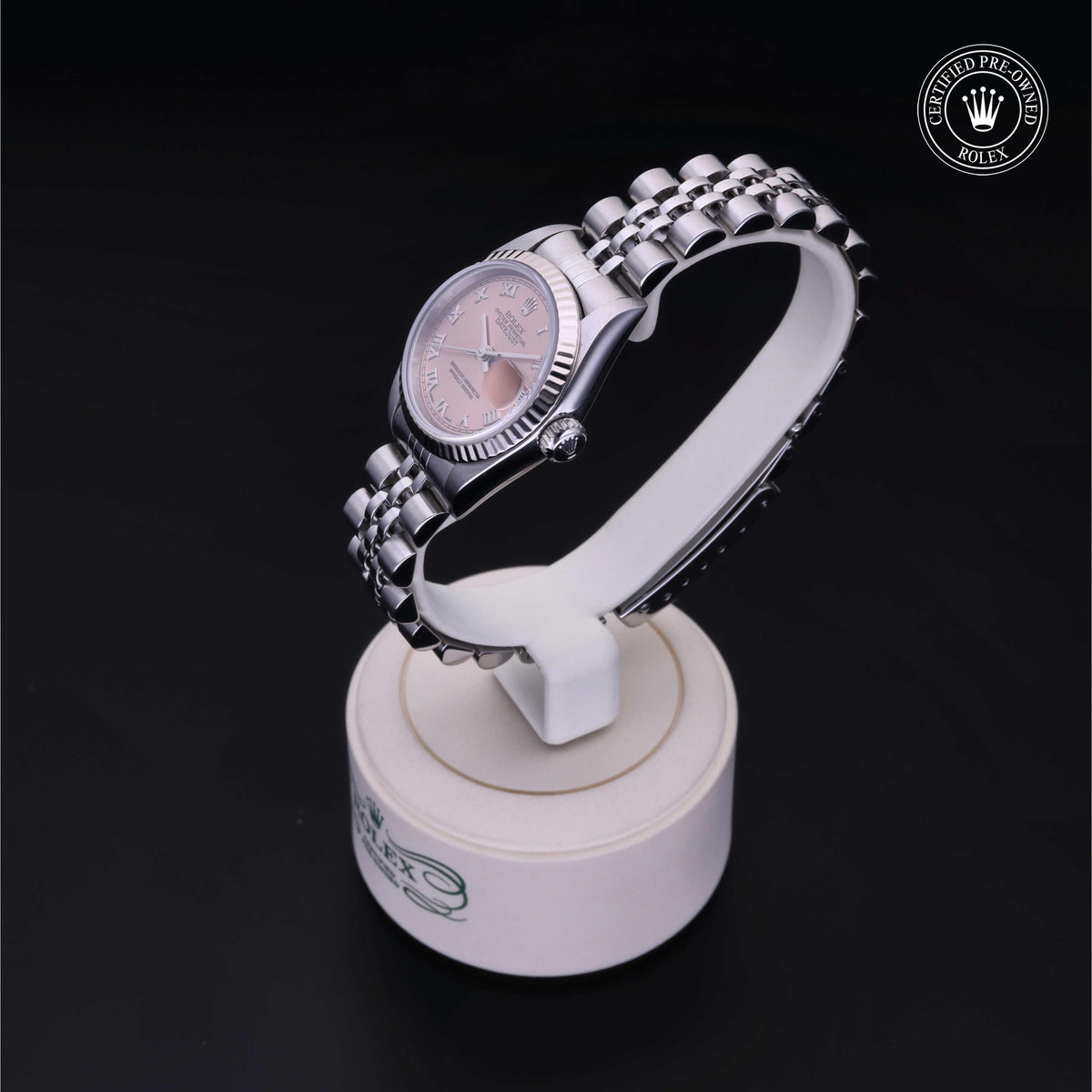 Rolex Certified Pre-Owned Lady-Datejust 26 69174 in Oystersteel with pink dial, image 12 of 41