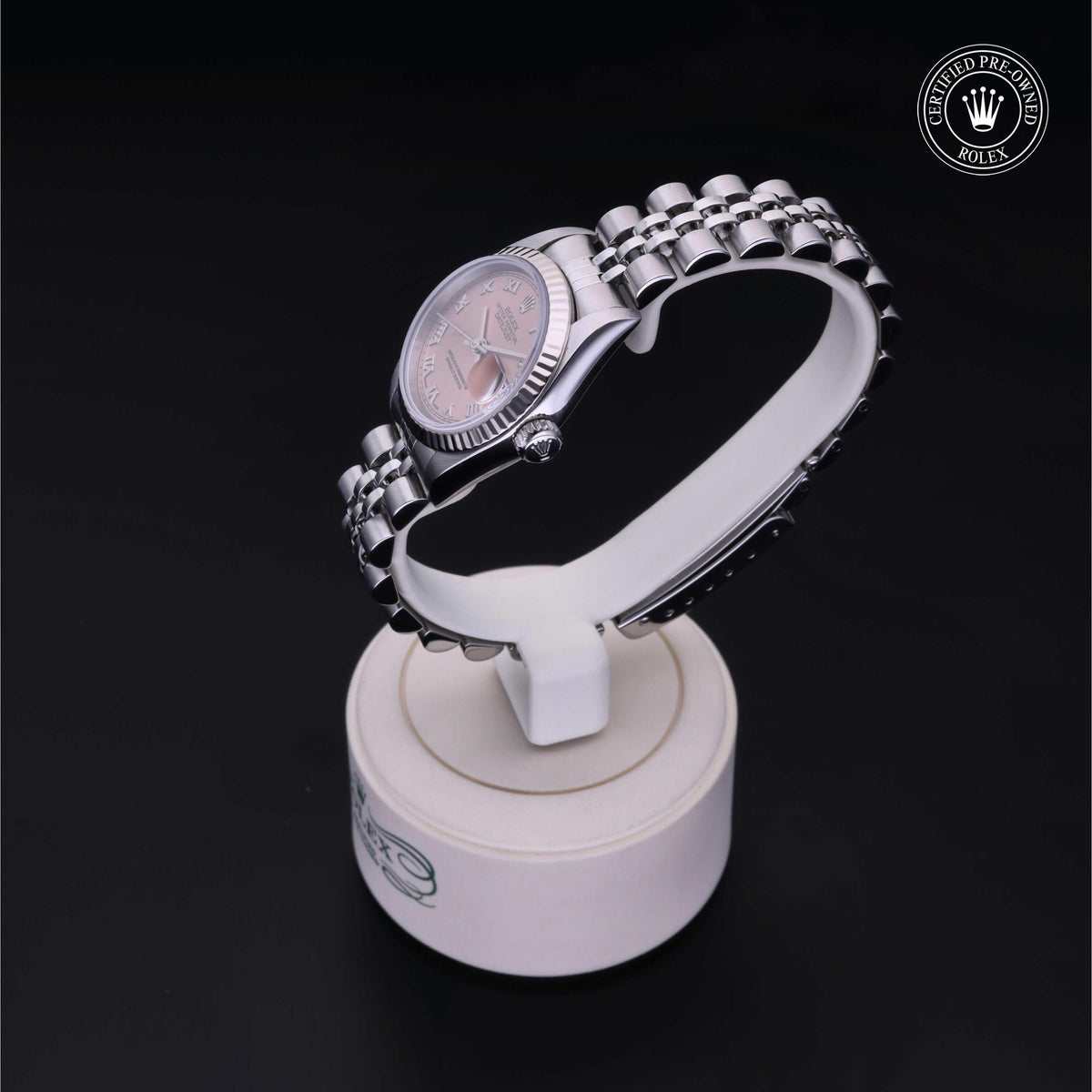 Rolex Certified Pre-Owned Lady-Datejust 26 69174 in Oystersteel with pink dial, image 13 of 41
