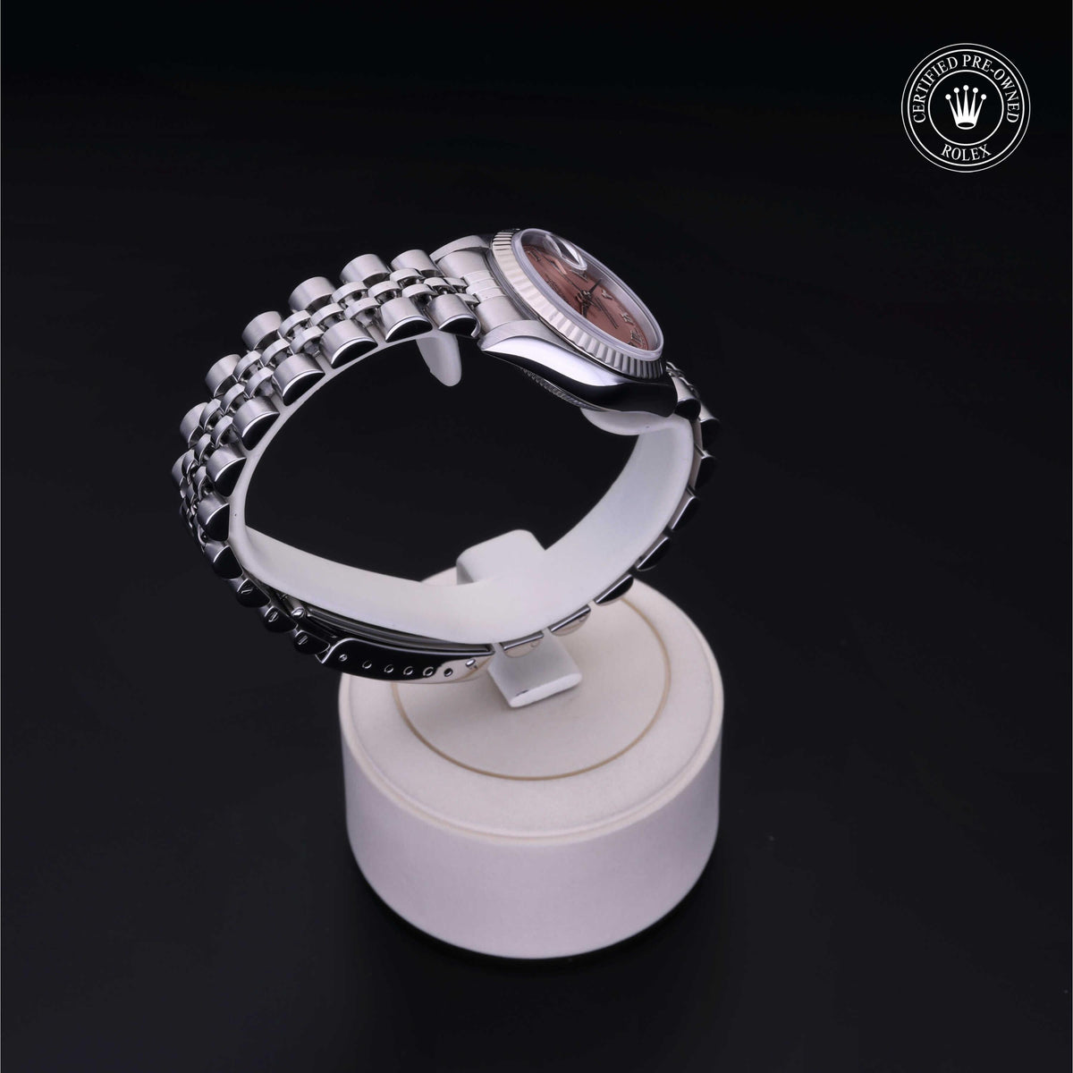 Rolex Certified Pre-Owned Lady-Datejust 26 69174 in Oystersteel with pink dial, image 30 of 41