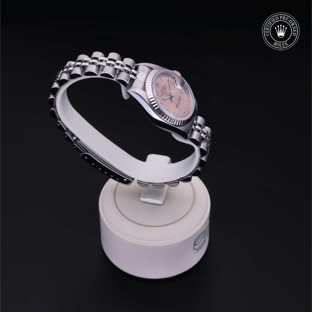 Rolex Certified Pre-Owned Lady-Datejust 26 69174 in Oystersteel with pink dial, image 34 of 41