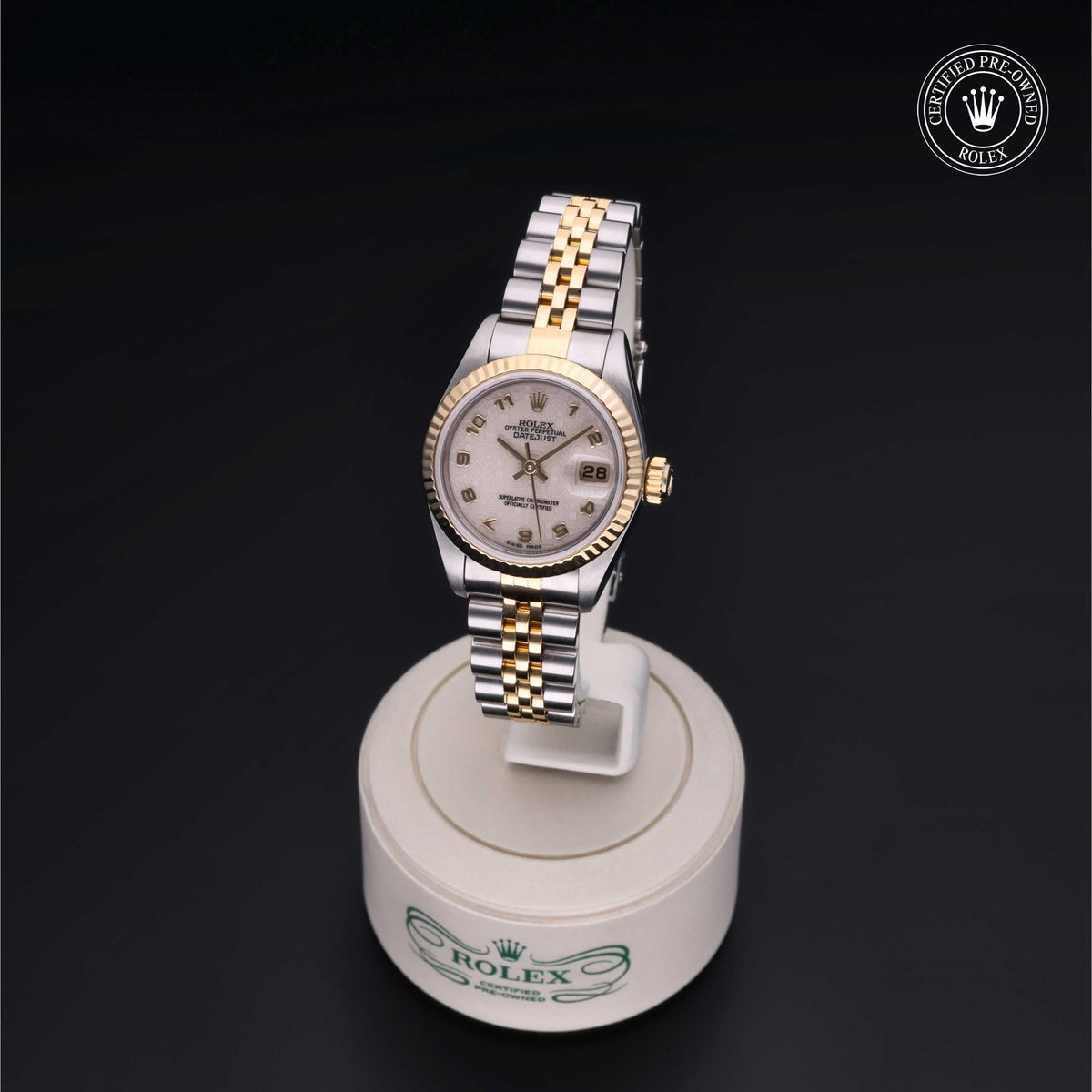 Rolex Certified Pre-Owned Lady-Datejust 26 M69173 in Oystersteel and yellow gold with ivory dial, image 7 of 41