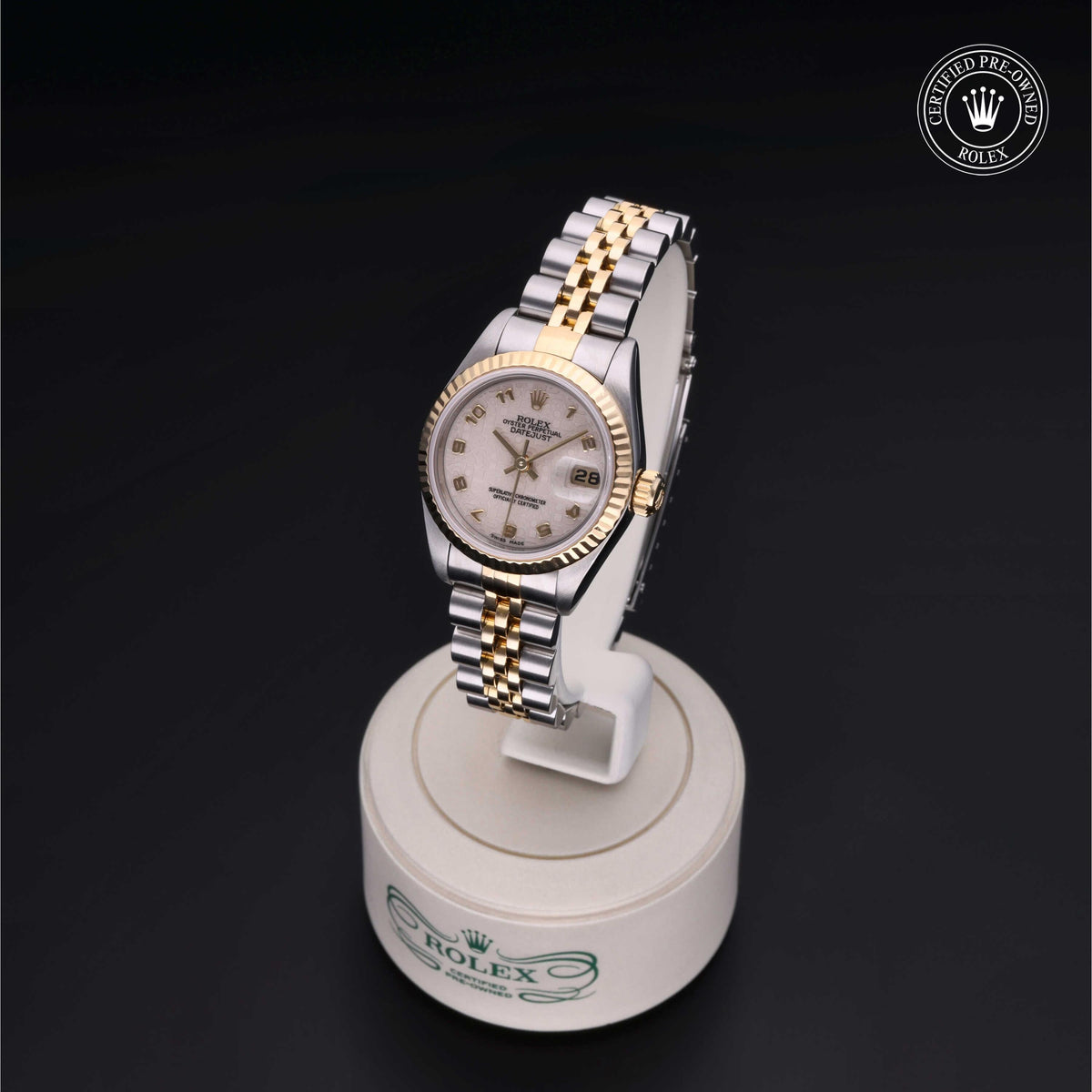Rolex Certified Pre-Owned Lady-Datejust 26 M69173 in Oystersteel and yellow gold with ivory dial, image 8 of 41