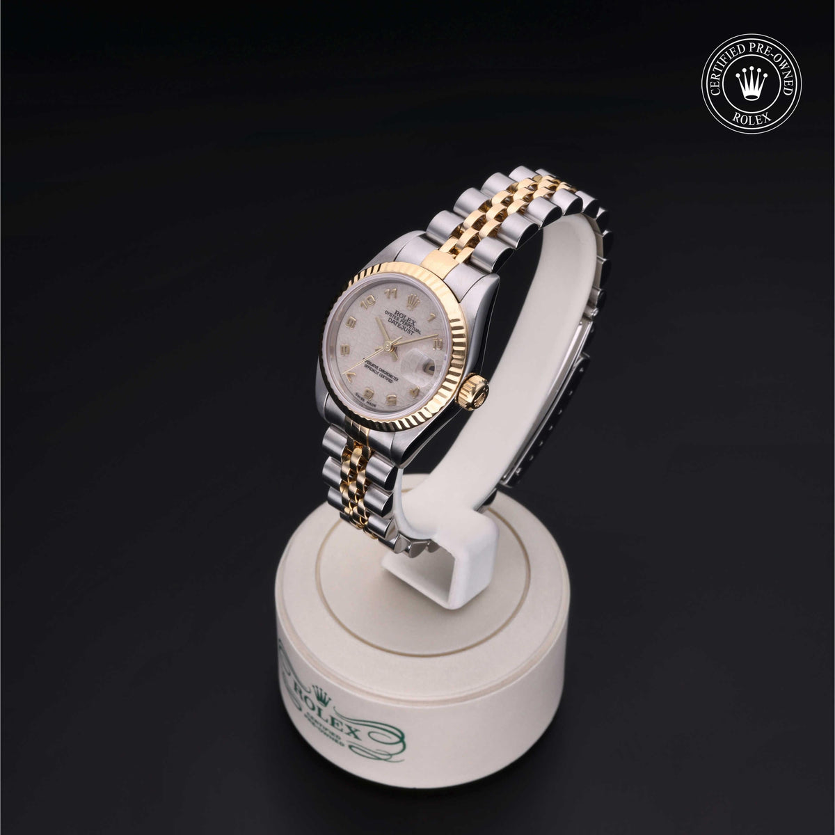 Rolex Certified Pre-Owned Lady-Datejust 26 M69173 in Oystersteel and yellow gold with ivory dial, image 10 of 41