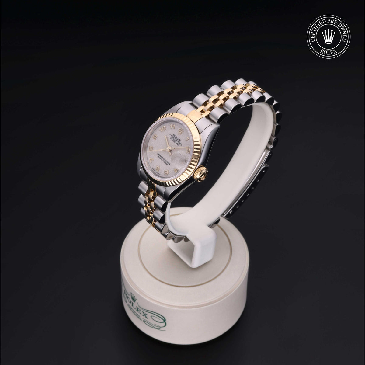 Rolex Certified Pre-Owned Lady-Datejust 26 M69173 in Oystersteel and yellow gold with ivory dial, image 11 of 41