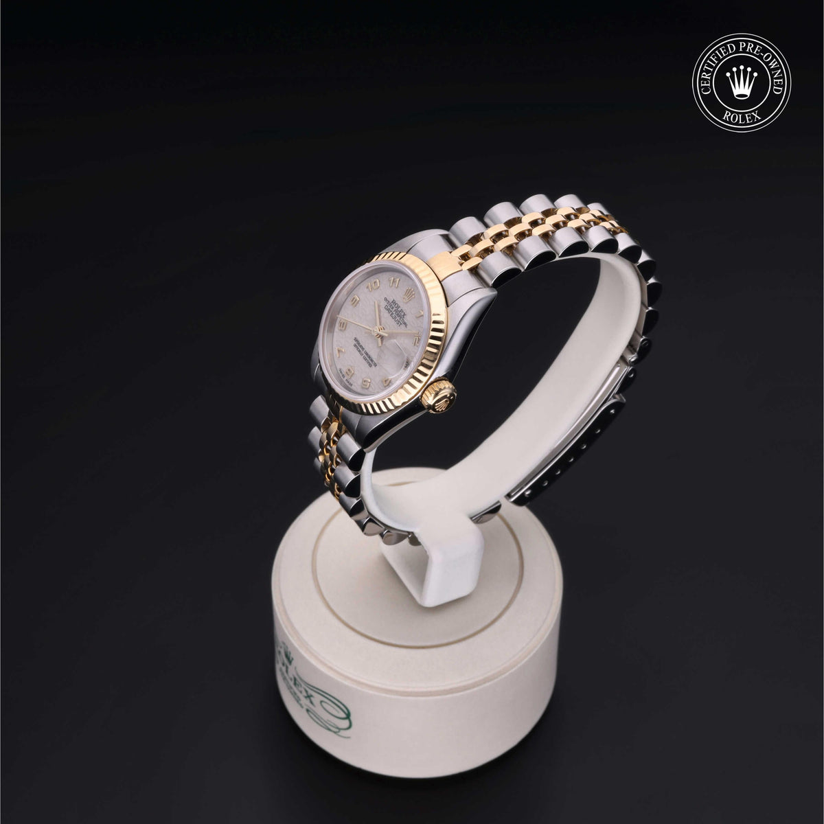 Rolex Certified Pre-Owned Lady-Datejust 26 M69173 in Oystersteel and yellow gold with ivory dial, image 12 of 41