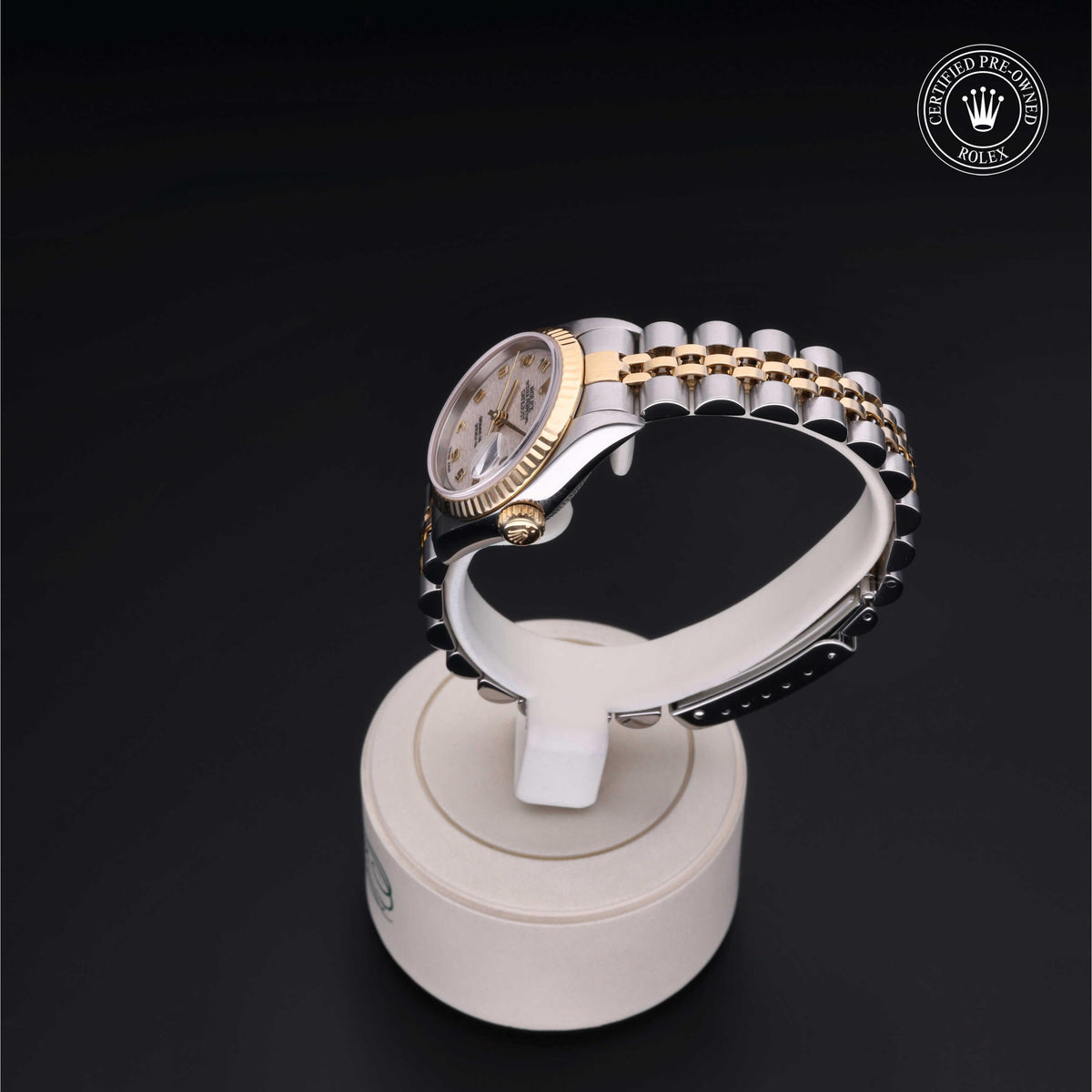 Rolex Certified Pre-Owned Lady-Datejust 26 M69173 in Oystersteel and yellow gold with ivory dial, image 15 of 41