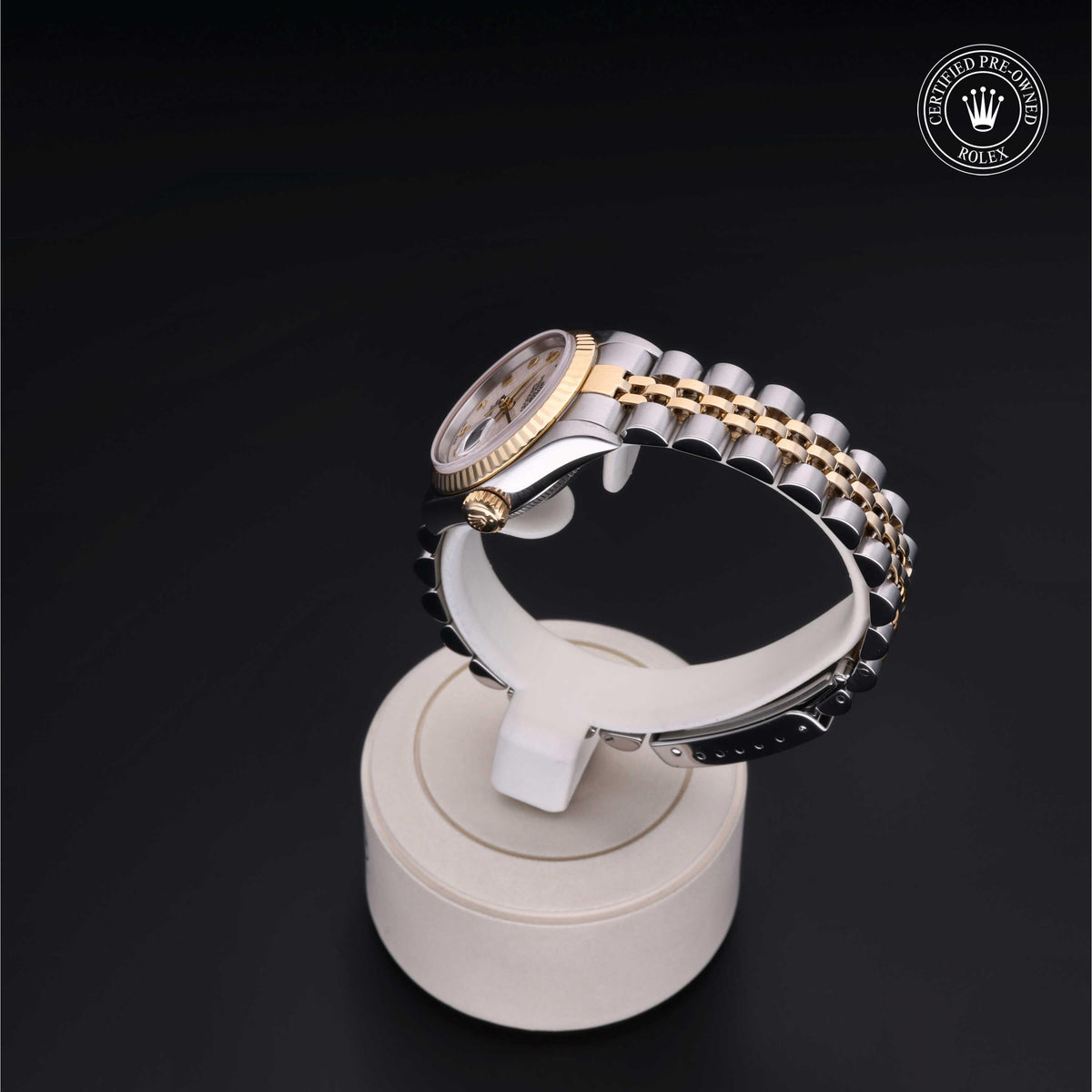 Rolex Certified Pre-Owned Lady-Datejust 26 M69173 in Oystersteel and yellow gold with ivory dial, image 17 of 41