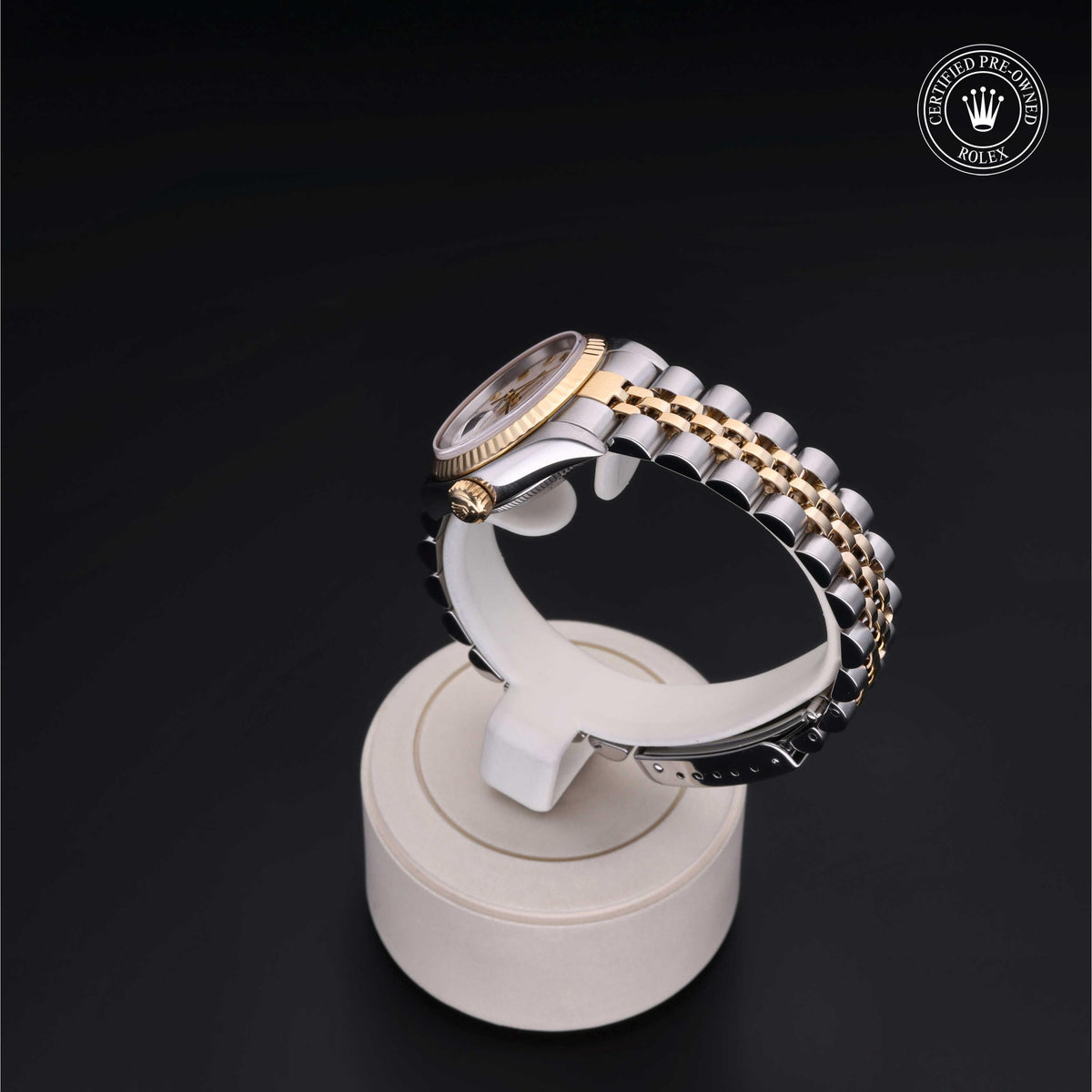 Rolex Certified Pre-Owned Lady-Datejust 26 M69173 in Oystersteel and yellow gold with ivory dial, image 4 of 41