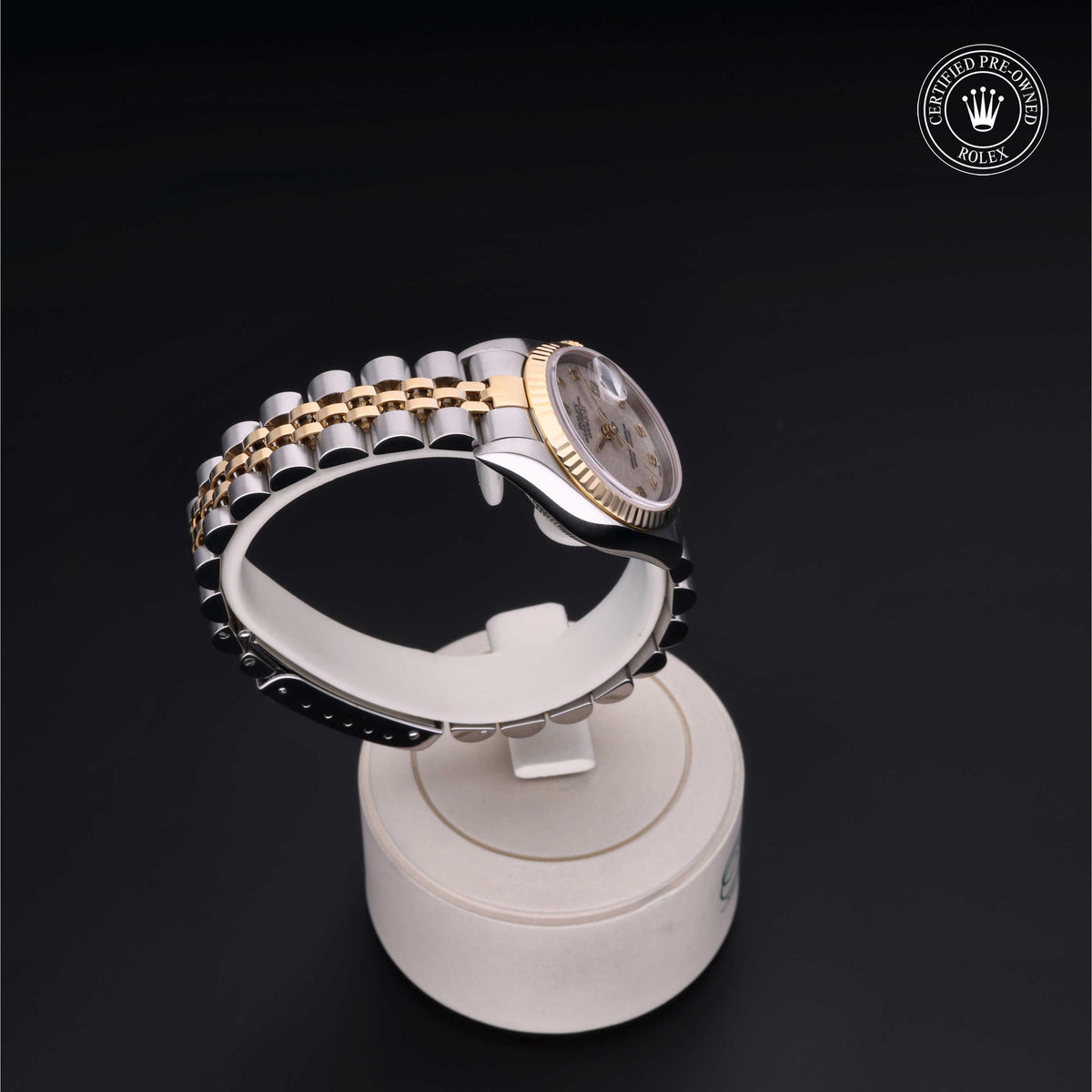 Rolex Certified Pre-Owned Lady-Datejust 26 M69173 in Oystersteel and yellow gold with ivory dial, image 32 of 41