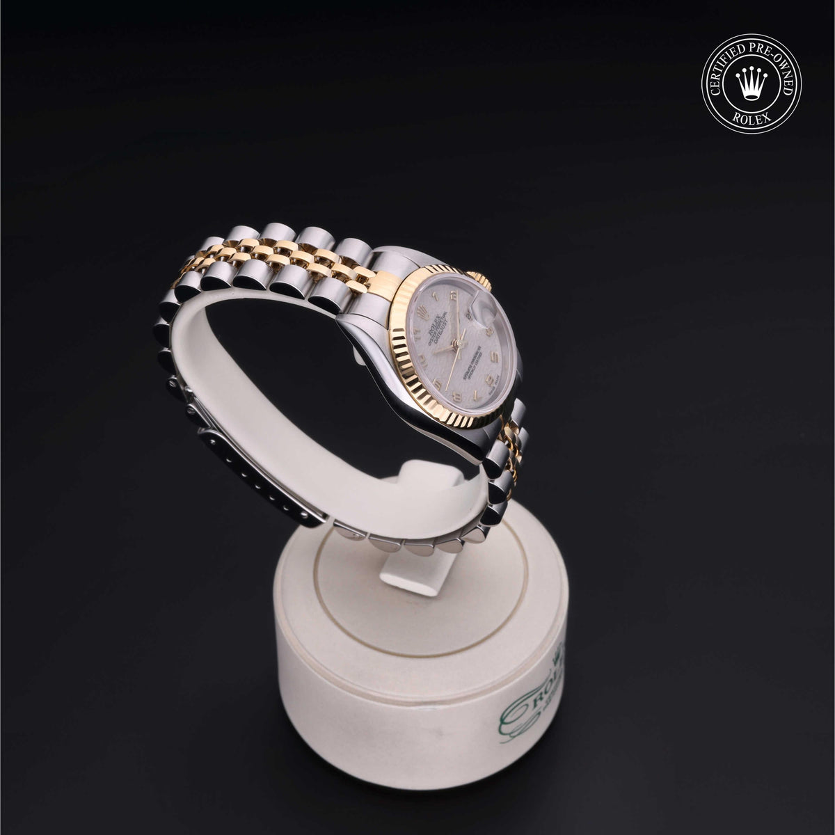 Rolex Certified Pre-Owned Lady-Datejust 26 M69173 in Oystersteel and yellow gold with ivory dial, image 35 of 41