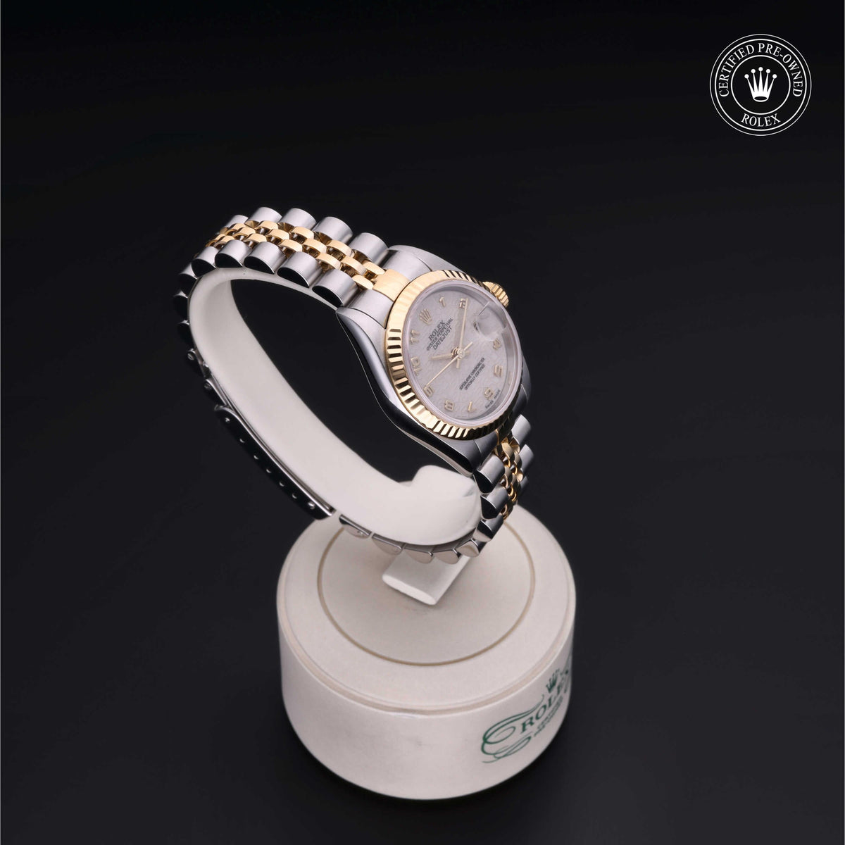 Rolex Certified Pre-Owned Lady-Datejust 26 M69173 in Oystersteel and yellow gold with ivory dial, image 36 of 41