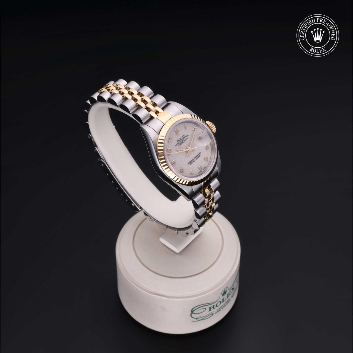 Rolex Certified Pre-Owned Lady-Datejust 26 M69173 in Oystersteel and yellow gold with ivory dial, image 37 of 41