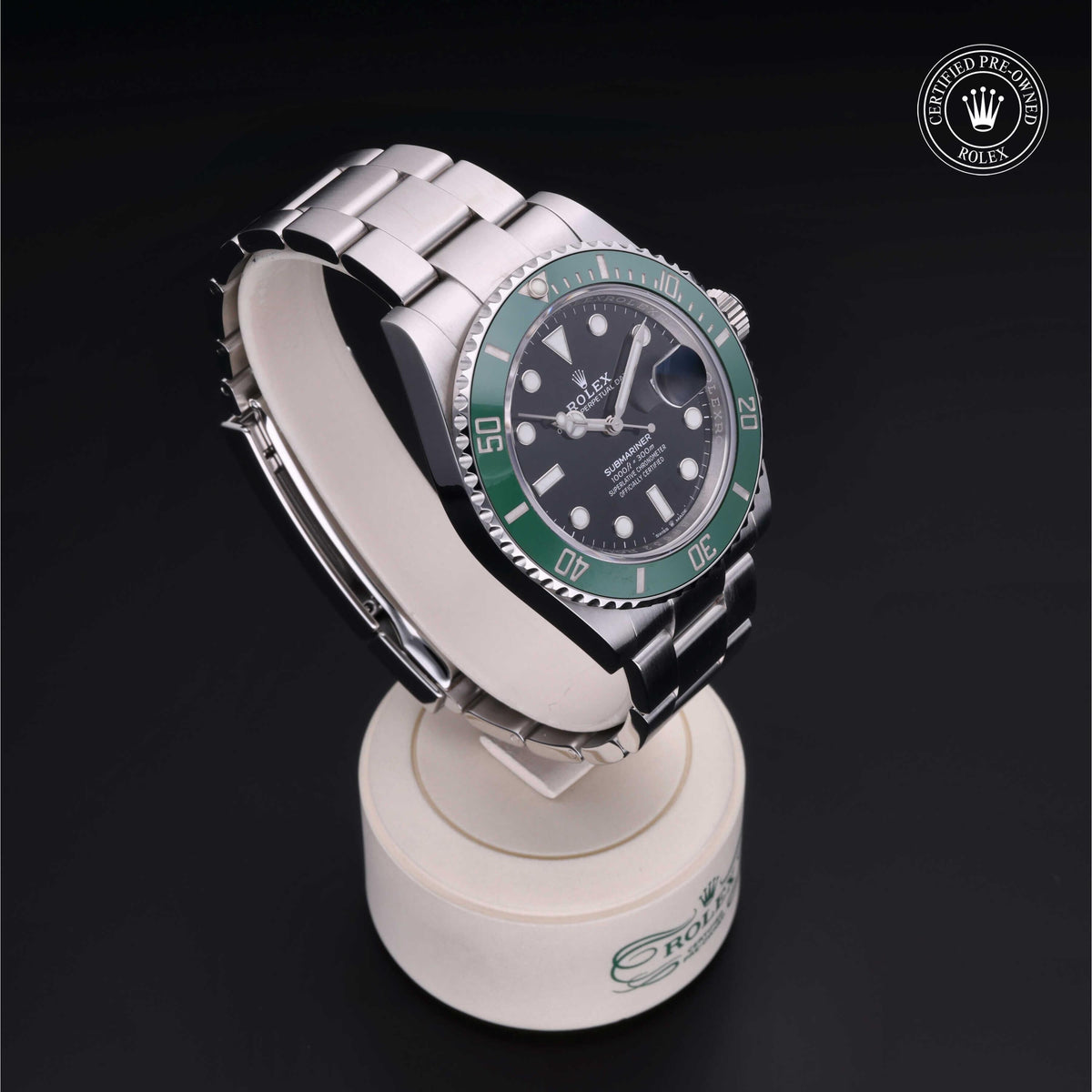 Rolex Certified Pre-Owned Submariner Date M126610LV in Oystersteel with black dial, image 37 of 41