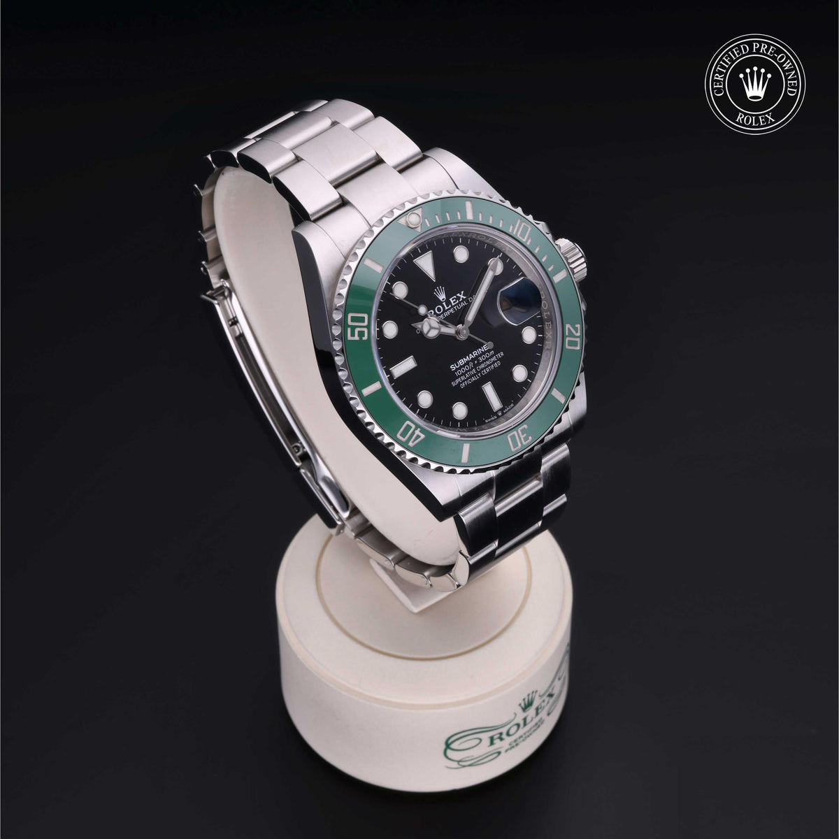 Rolex Certified Pre-Owned Submariner Date M126610LV in Oystersteel with black dial, image 38 of 41