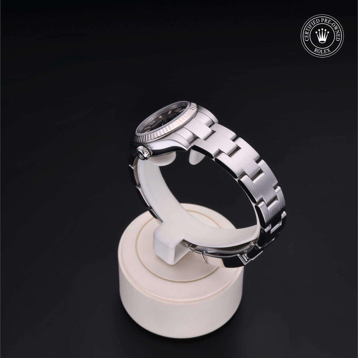 Rolex Certified Pre-Owned Oyster Perpetual 26 M176234 in Oystersteel with black dial, image 19 of 41
