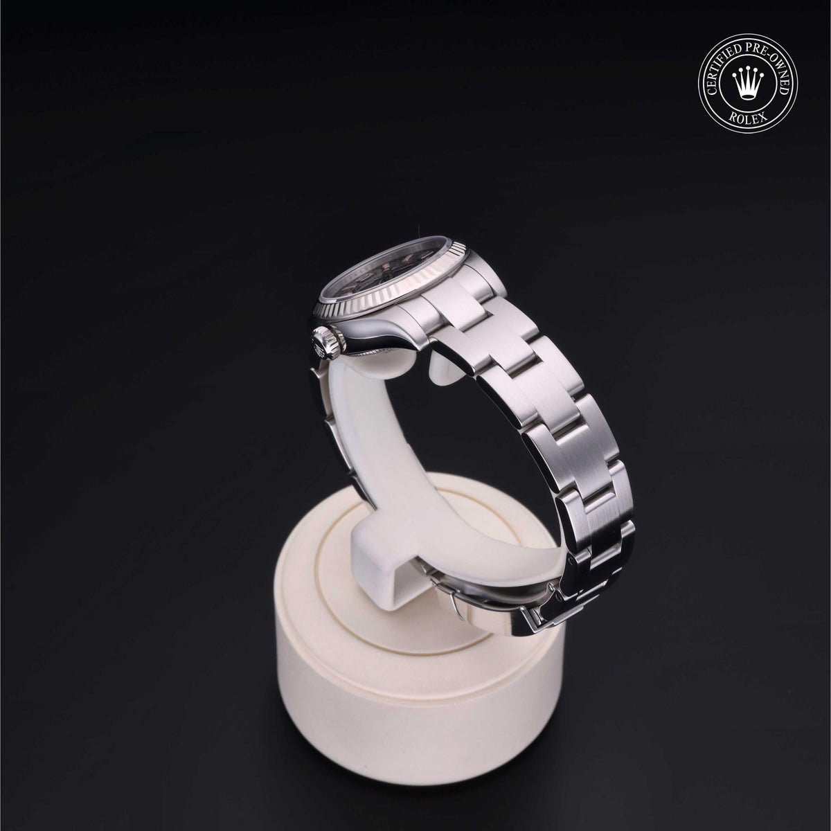 Rolex Certified Pre-Owned Oyster Perpetual 26 M176234 in Oystersteel with black dial, image 20 of 41