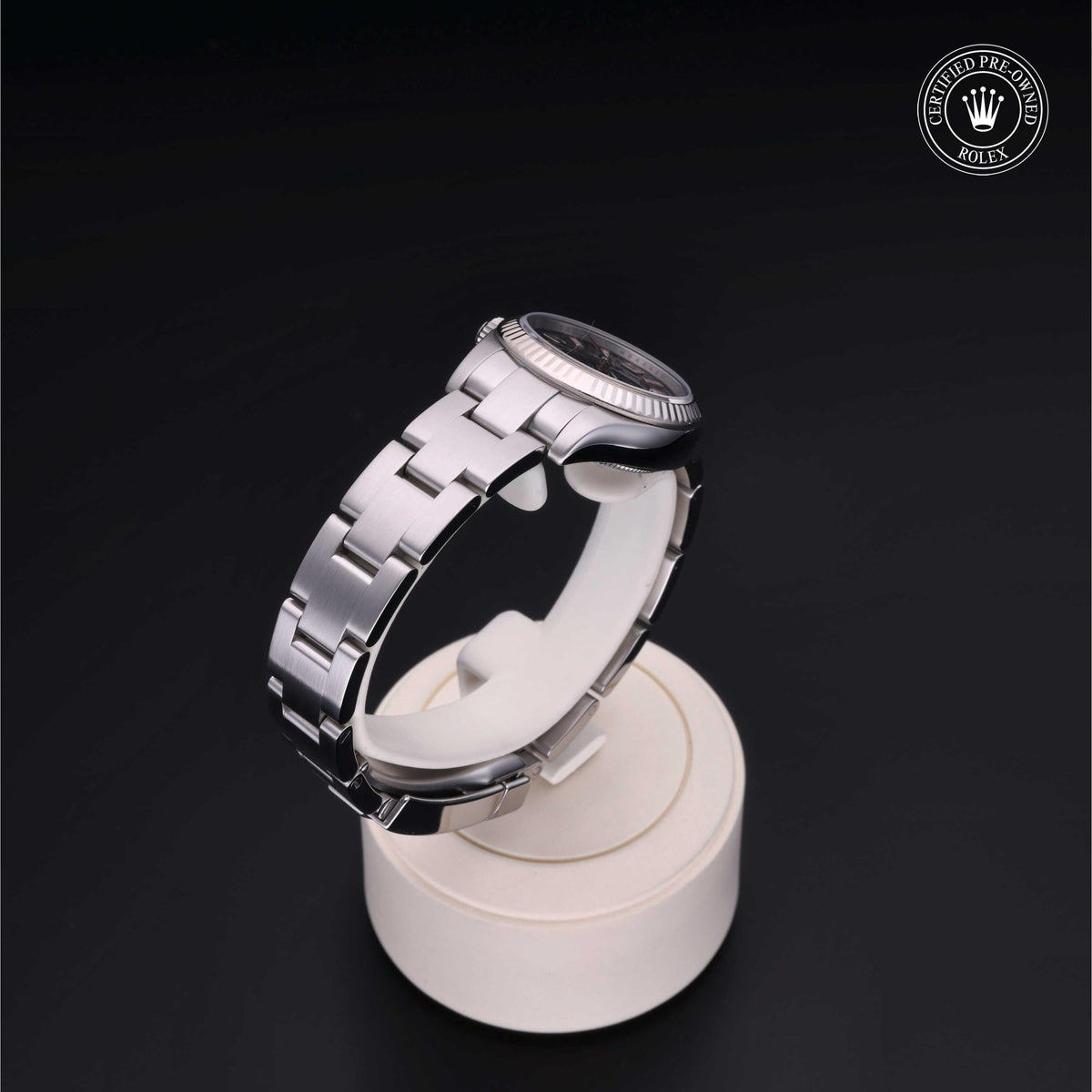 Rolex Certified Pre-Owned Oyster Perpetual 26 M176234 in Oystersteel with black dial, image 5 of 41