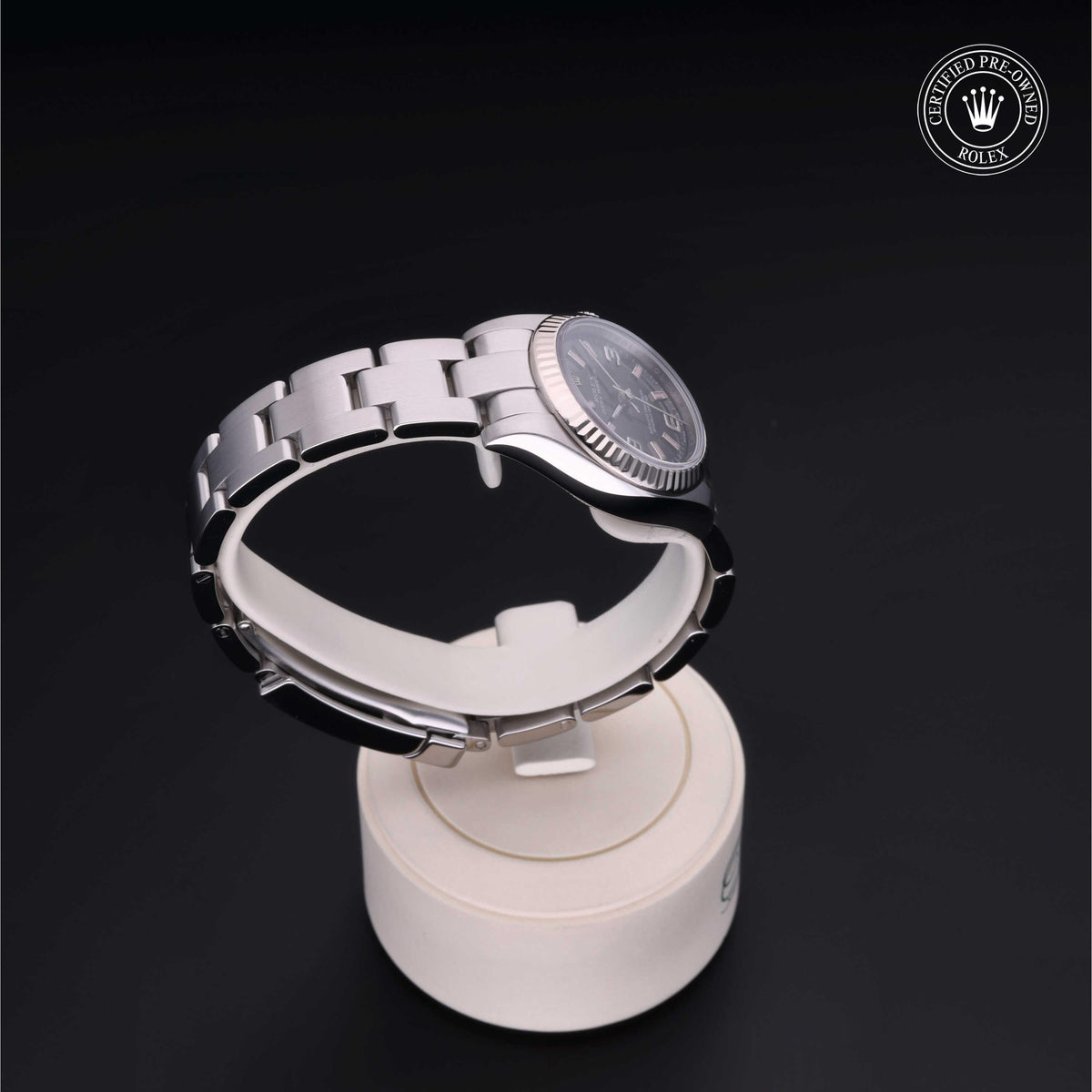 Rolex Certified Pre-Owned Oyster Perpetual 26 M176234 in Oystersteel with black dial, image 32 of 41