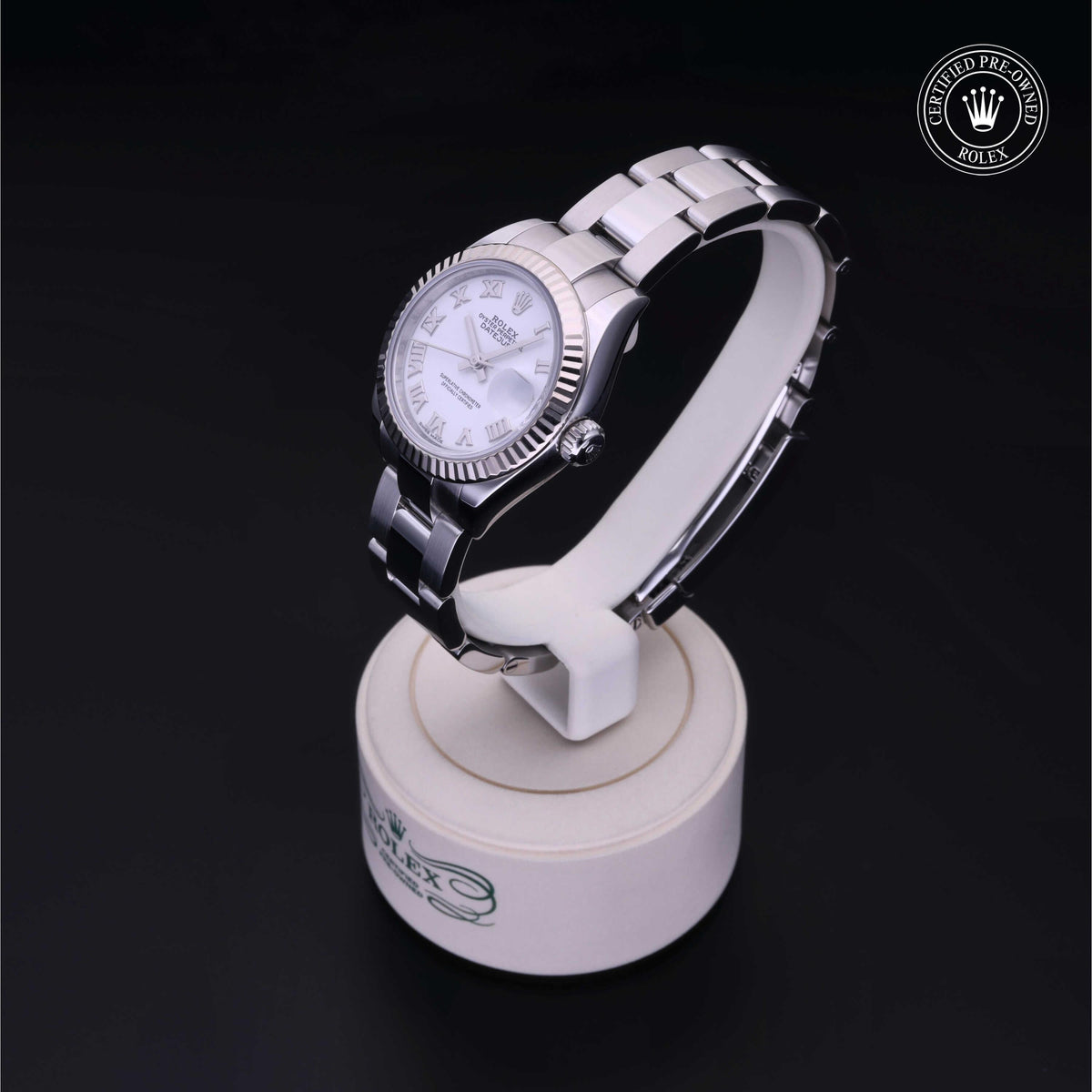 Rolex Certified Pre-Owned Lady-Datejust 28 M279174 in Oystersteel with white dial, image 11 of 41