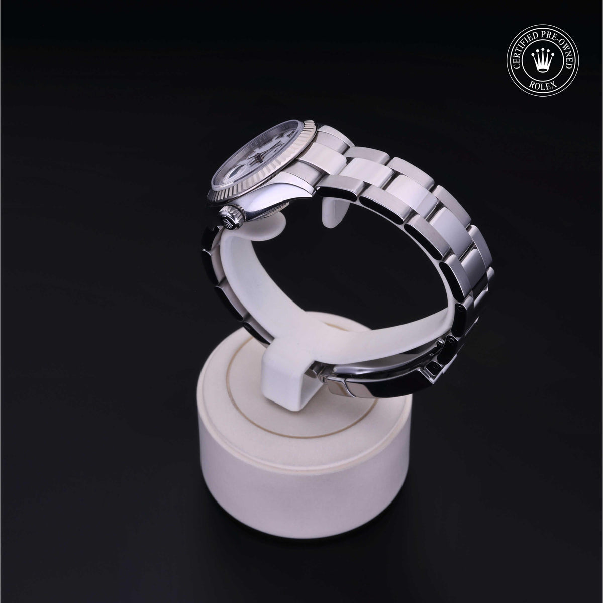 Rolex Certified Pre-Owned Lady-Datejust 28 M279174 in Oystersteel with white dial, image 4 of 41