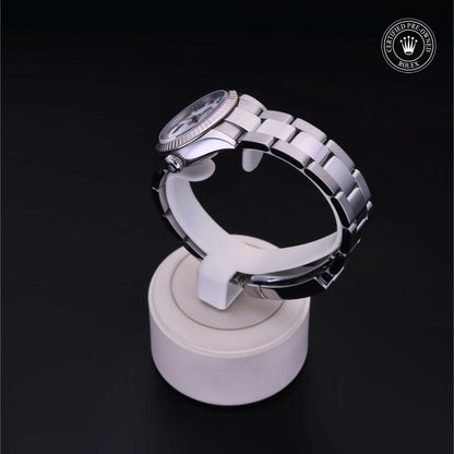 Rolex Certified Pre-Owned Lady-Datejust 28 M279174 in Oystersteel with white dial, image 4 of 41
