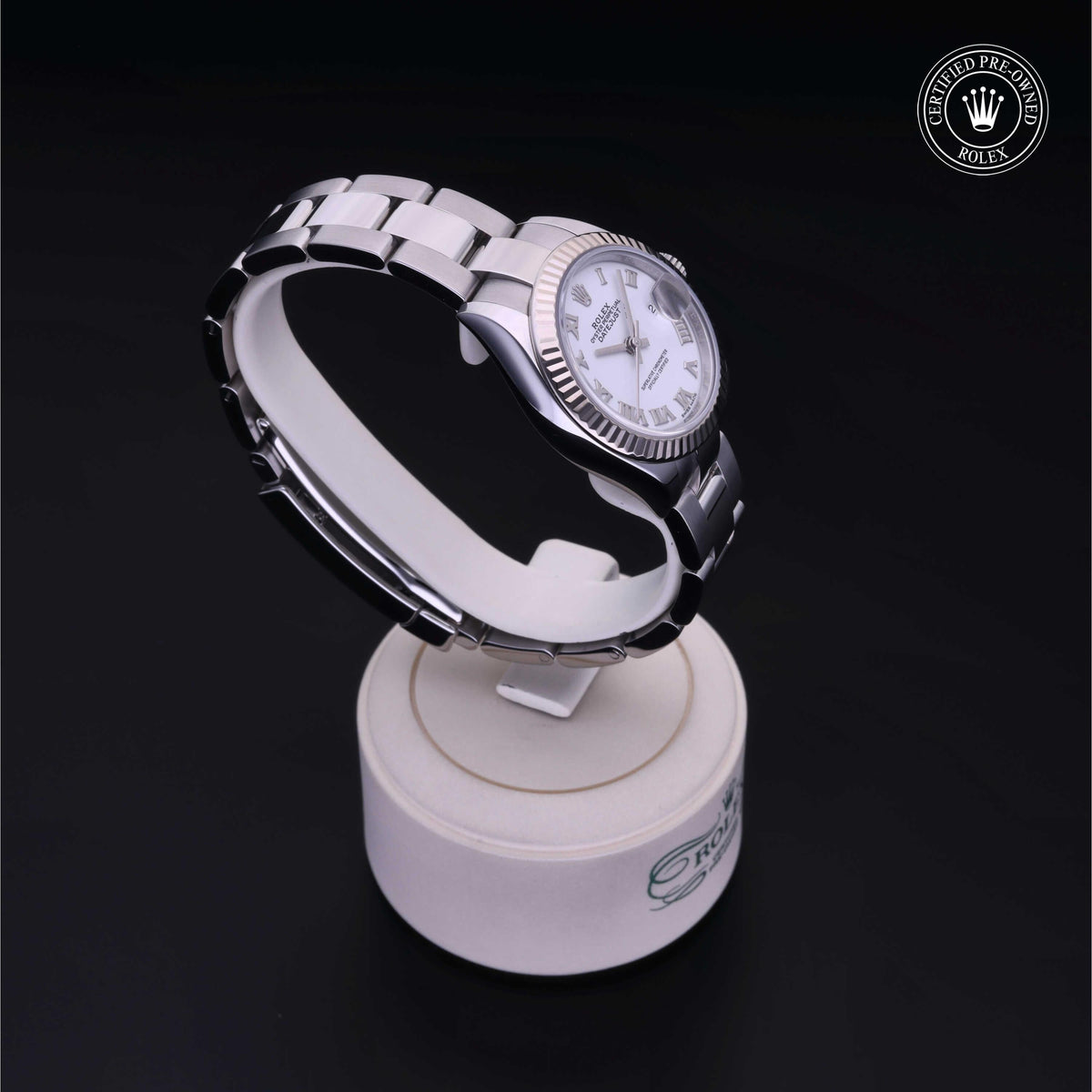 Rolex Certified Pre-Owned Lady-Datejust 28 M279174 in Oystersteel with white dial, image 35 of 41
