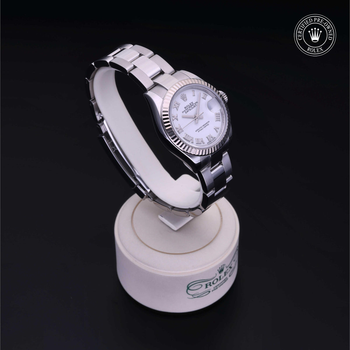 Rolex Certified Pre-Owned Lady-Datejust 28 M279174 in Oystersteel with white dial, image 37 of 41
