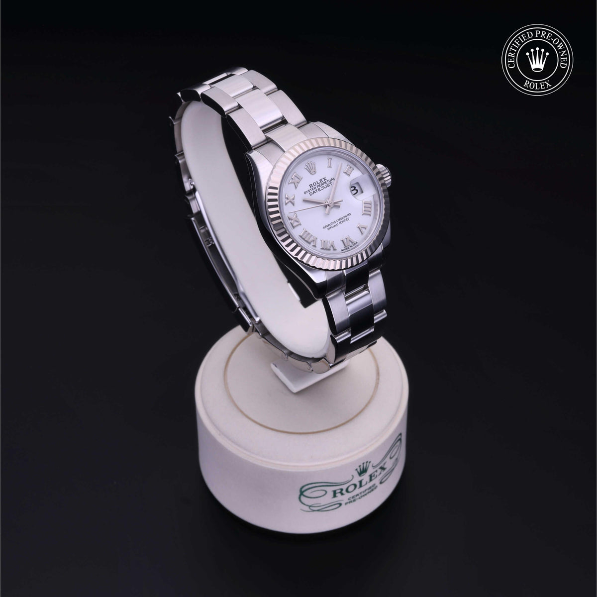 Rolex Certified Pre-Owned Lady-Datejust 28 M279174 in Oystersteel with white dial, image 38 of 41