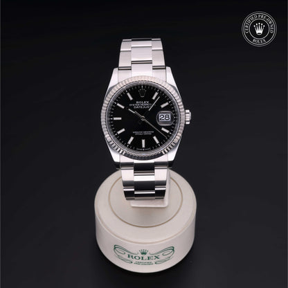Rolex Certified Pre-Owned Datejust 36 M126234 in Oystersteel with black dial, image 2 of 41