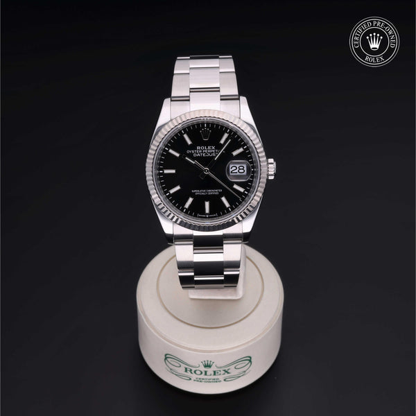 Rolex Certified Pre-Owned Datejust 36 M126234 in Oystersteel with black dial, image 2 of 41