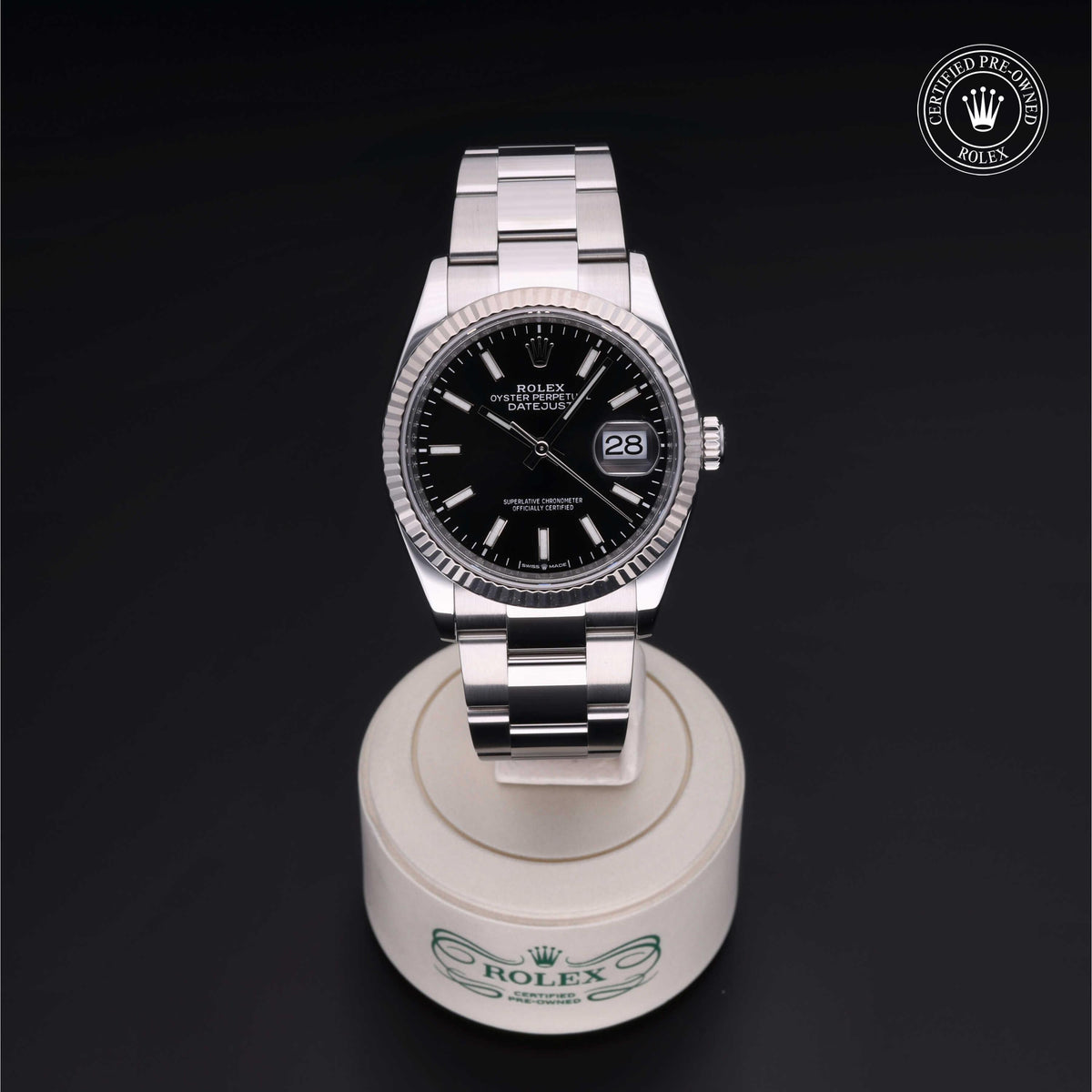 Rolex Certified Pre-Owned Datejust 36 M126234 in Oystersteel with black dial, image 6 of 41