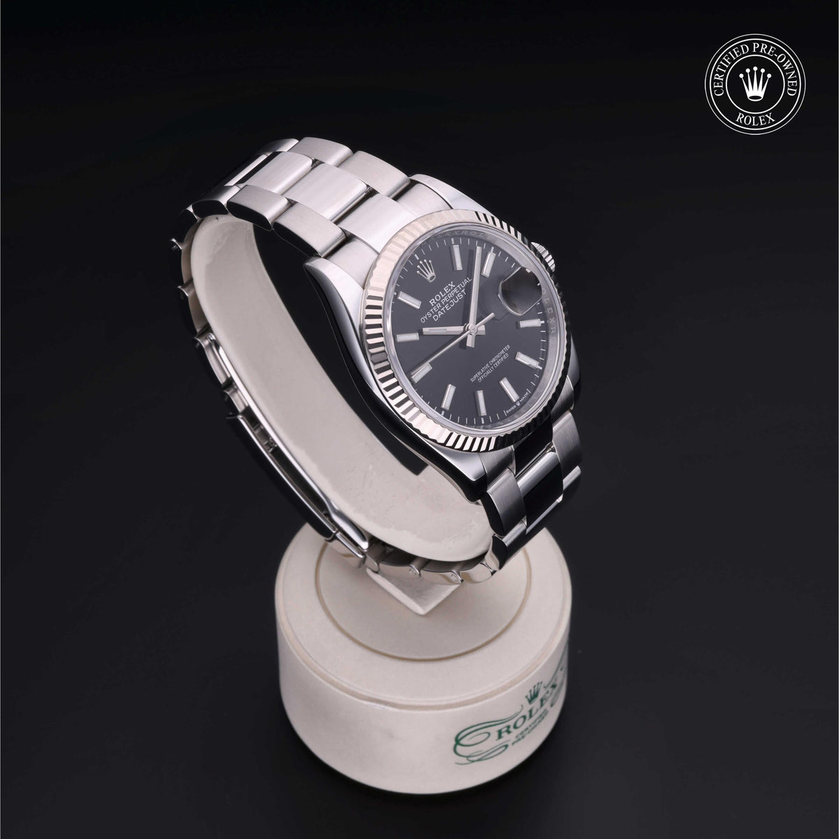 Rolex Certified Pre-Owned Datejust 36 M126234 in Oystersteel with black dial, image 37 of 41