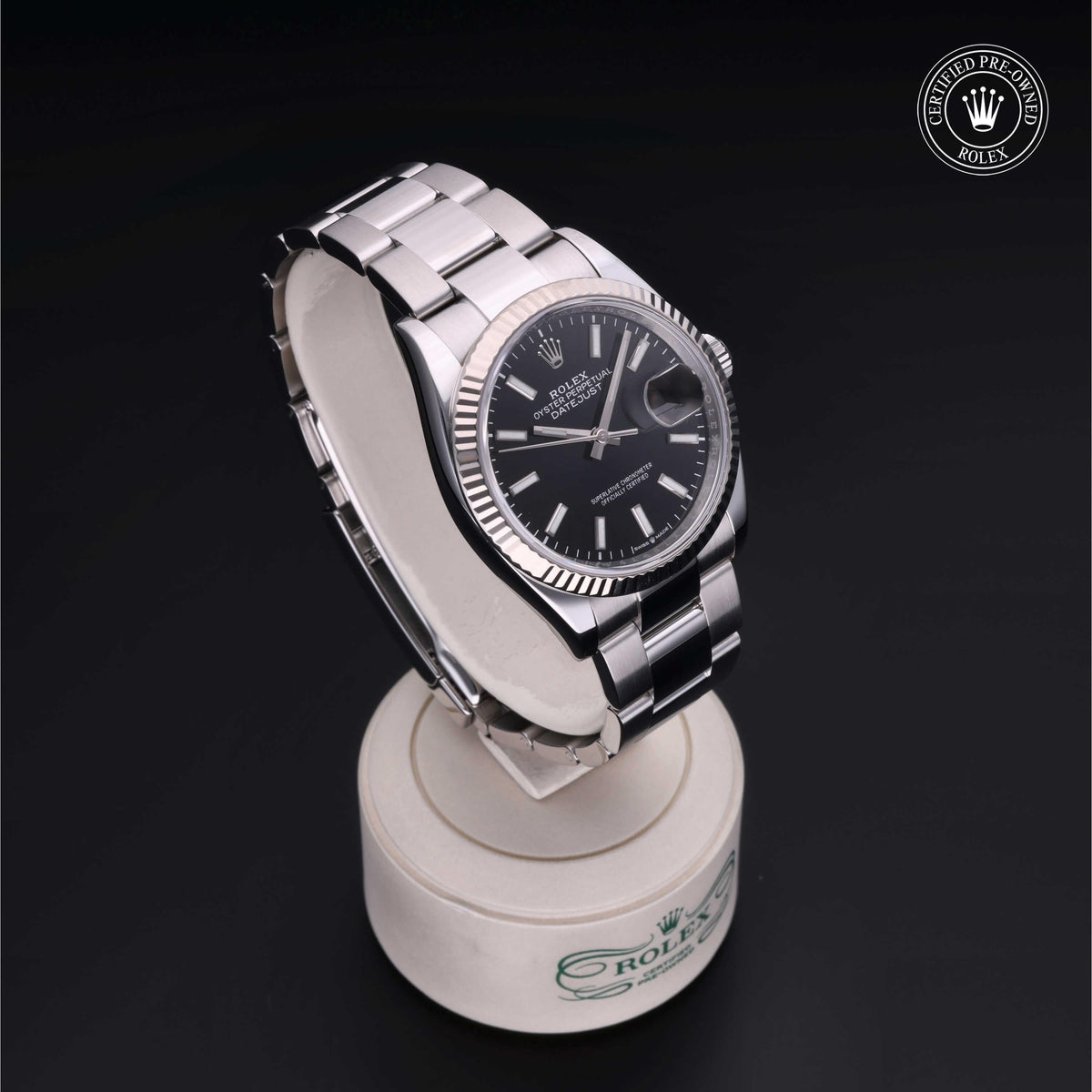 Rolex Certified Pre-Owned Datejust 36 M126234 in Oystersteel with black dial, image 38 of 41