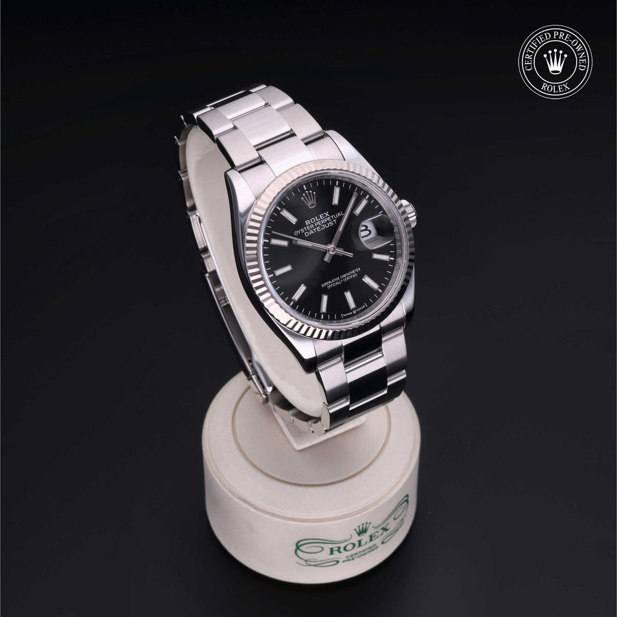 Rolex Certified Pre-Owned Datejust 36 M126234 in Oystersteel with black dial, image 39 of 41