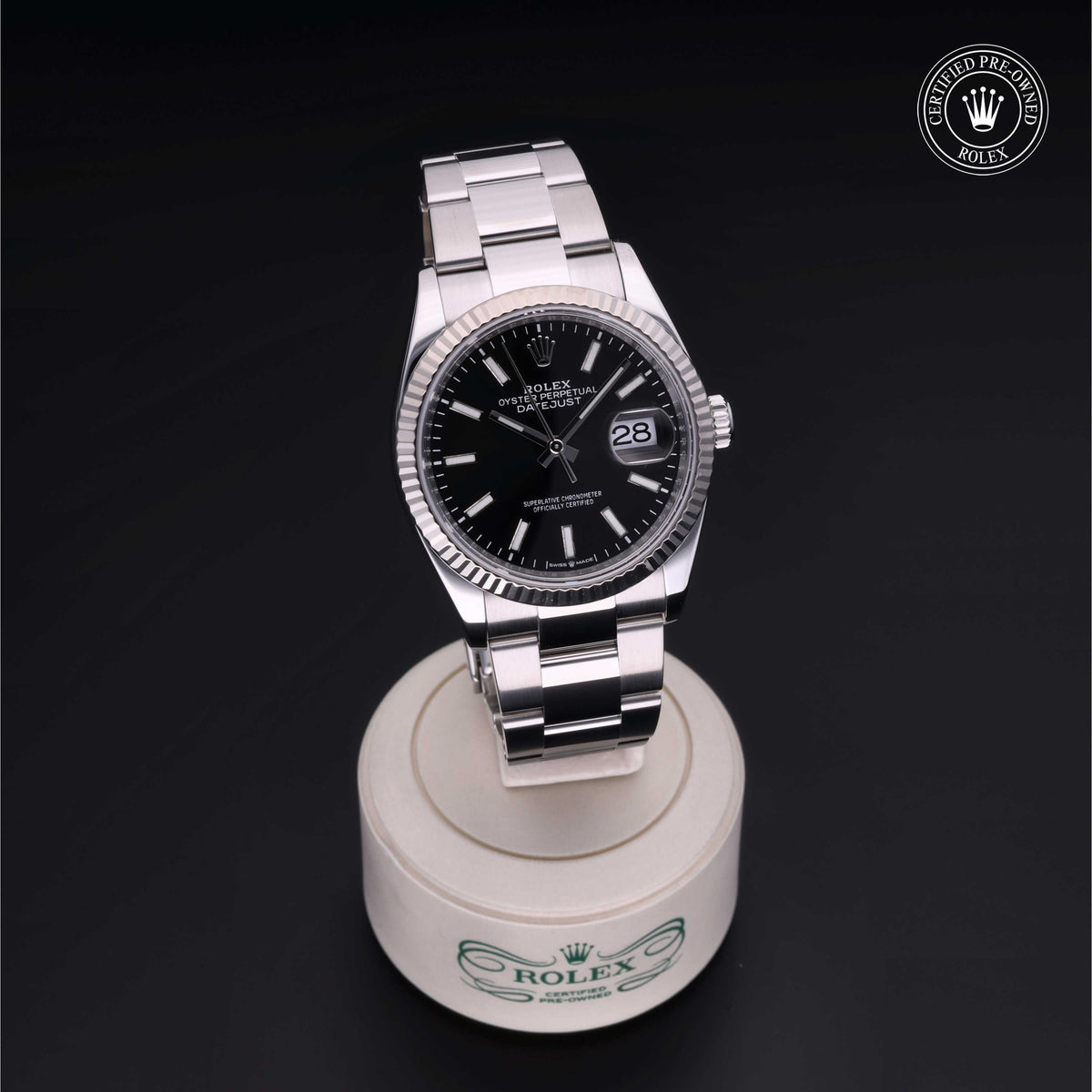 Rolex Certified Pre-Owned Datejust 36 M126234 in Oystersteel with black dial, image 41 of 41