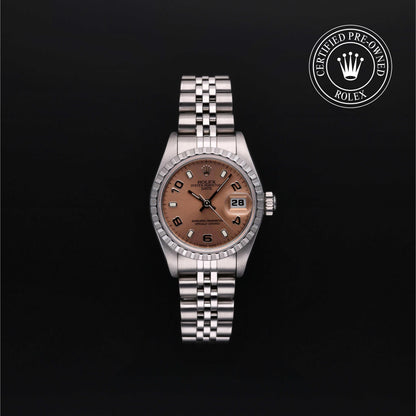 Rolex Certified Pre-Owned Lady-Datejust 26 69240 in Oystersteel with pink dial, image 1 of 41